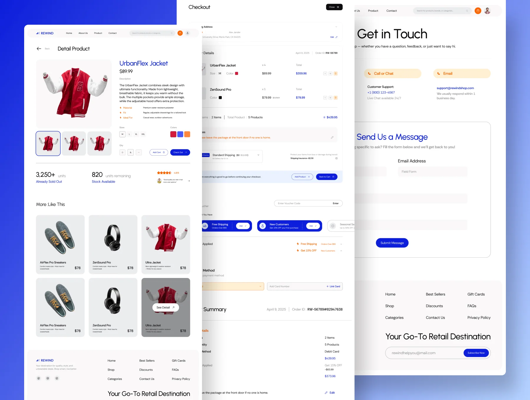 Rewind - Retail & Shop Web UI 6