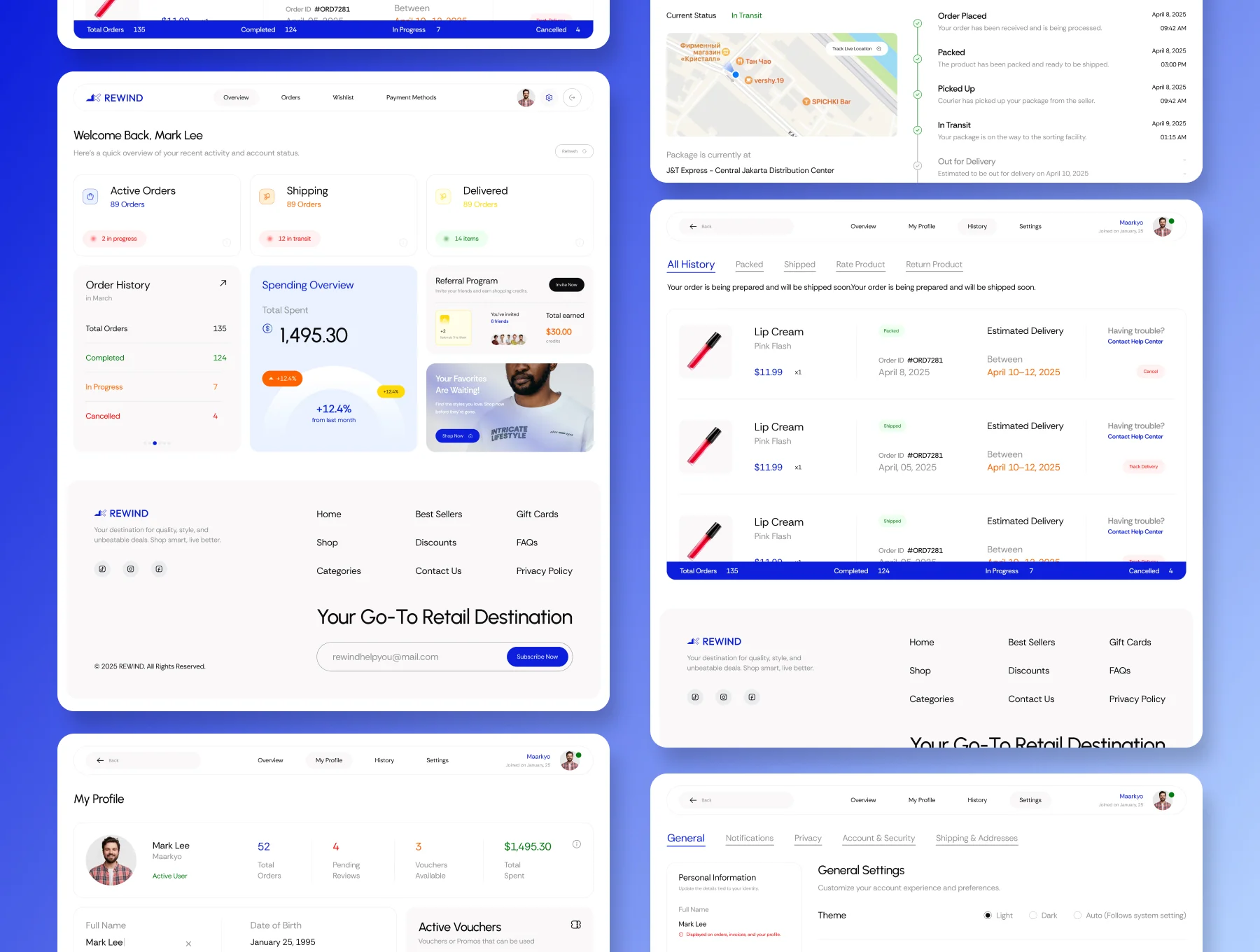 Rewind - Retail & Shop Web UI 7