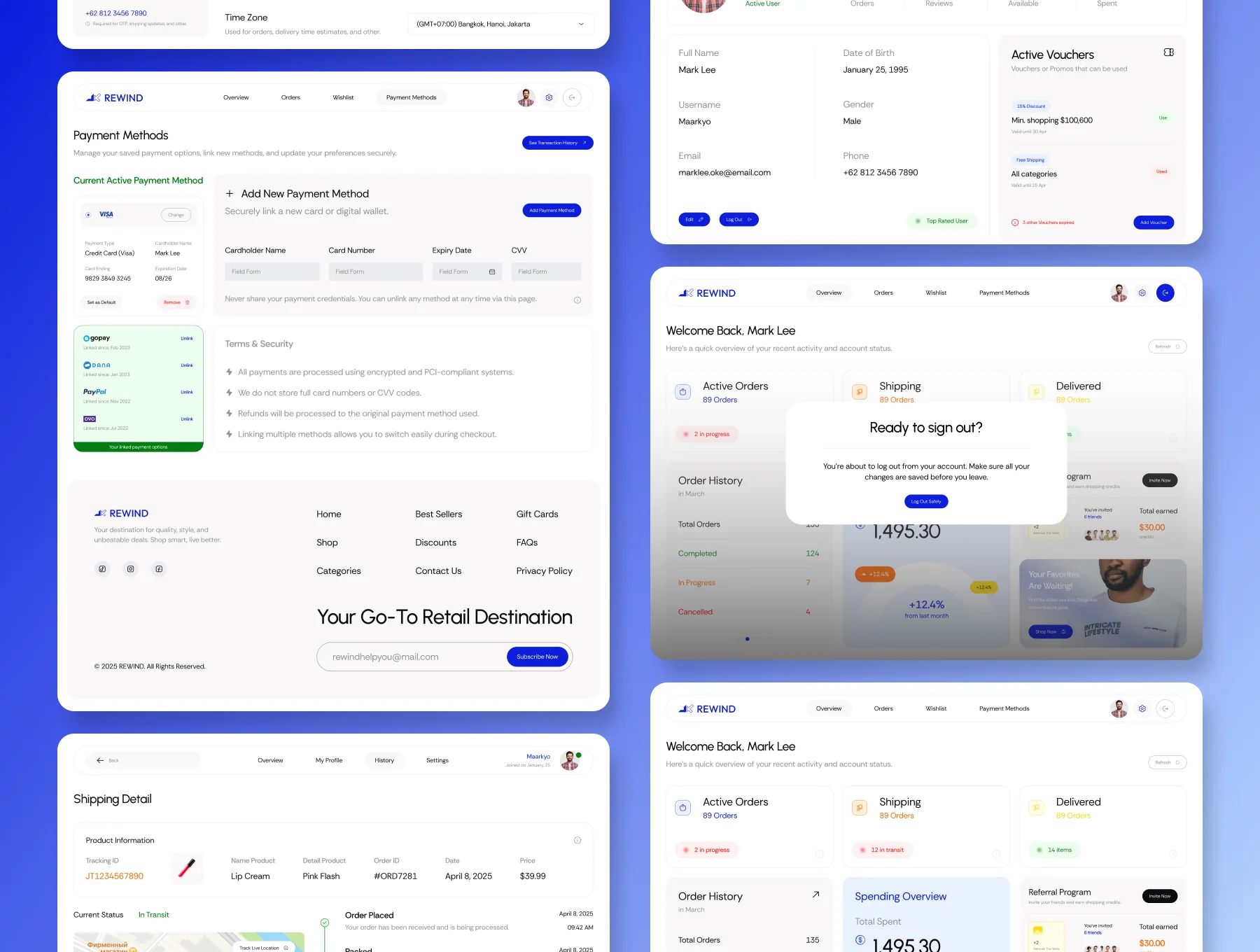 Rewind - Retail & Shop Web UI 8