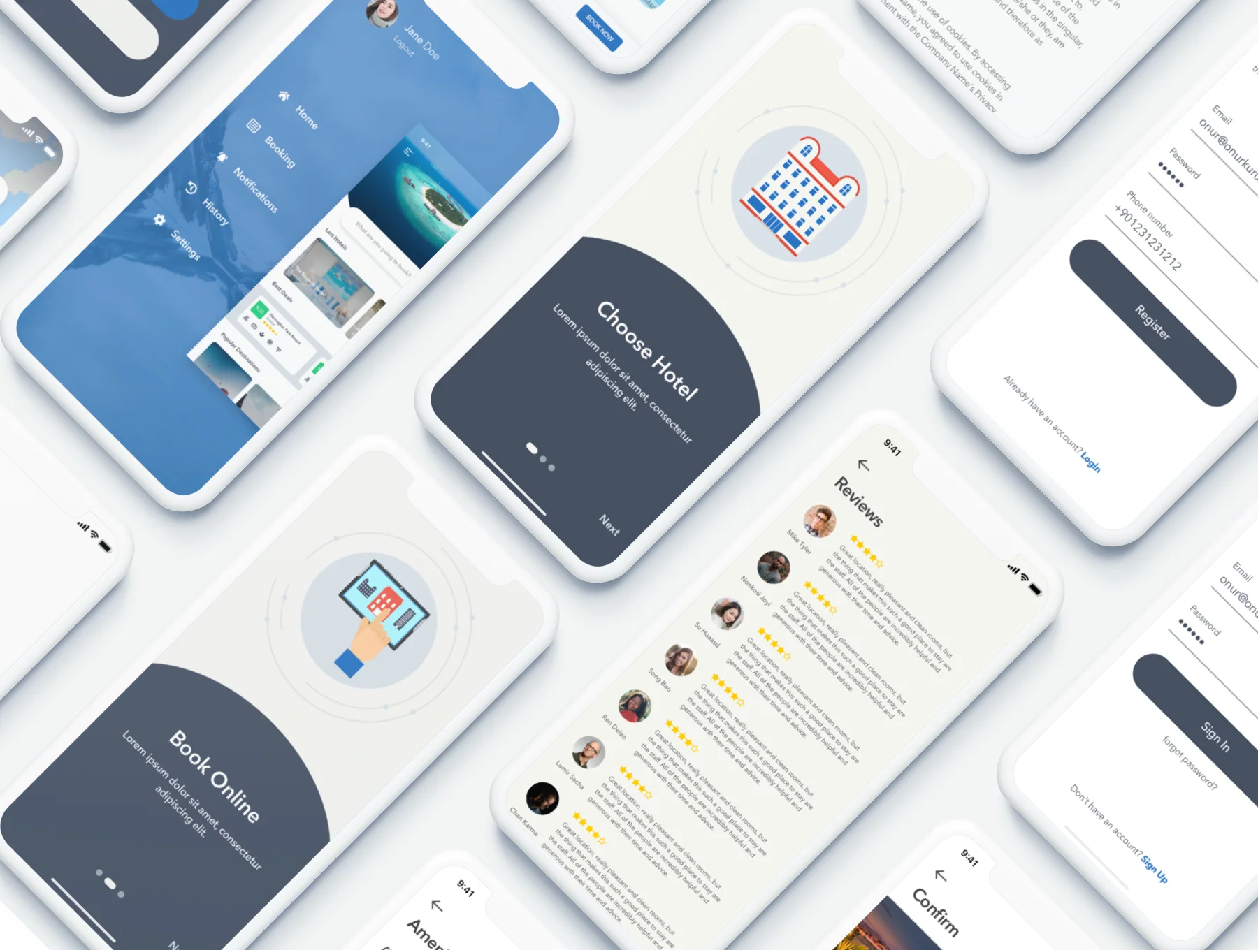 Rezerv Hotel & Booking UI Kit 3