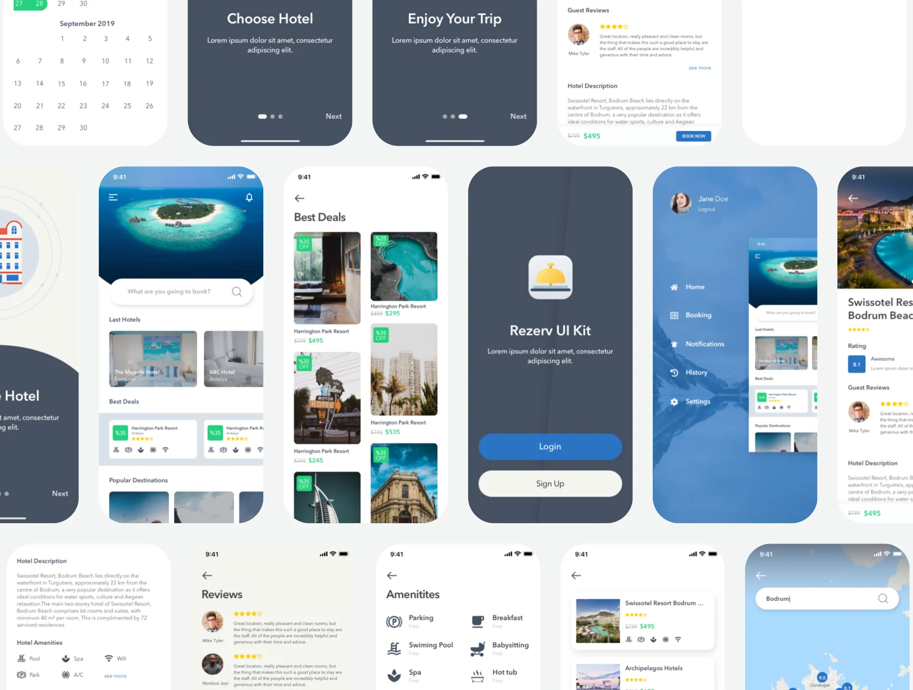 Rezerv Hotel & Booking UI Kit 6
