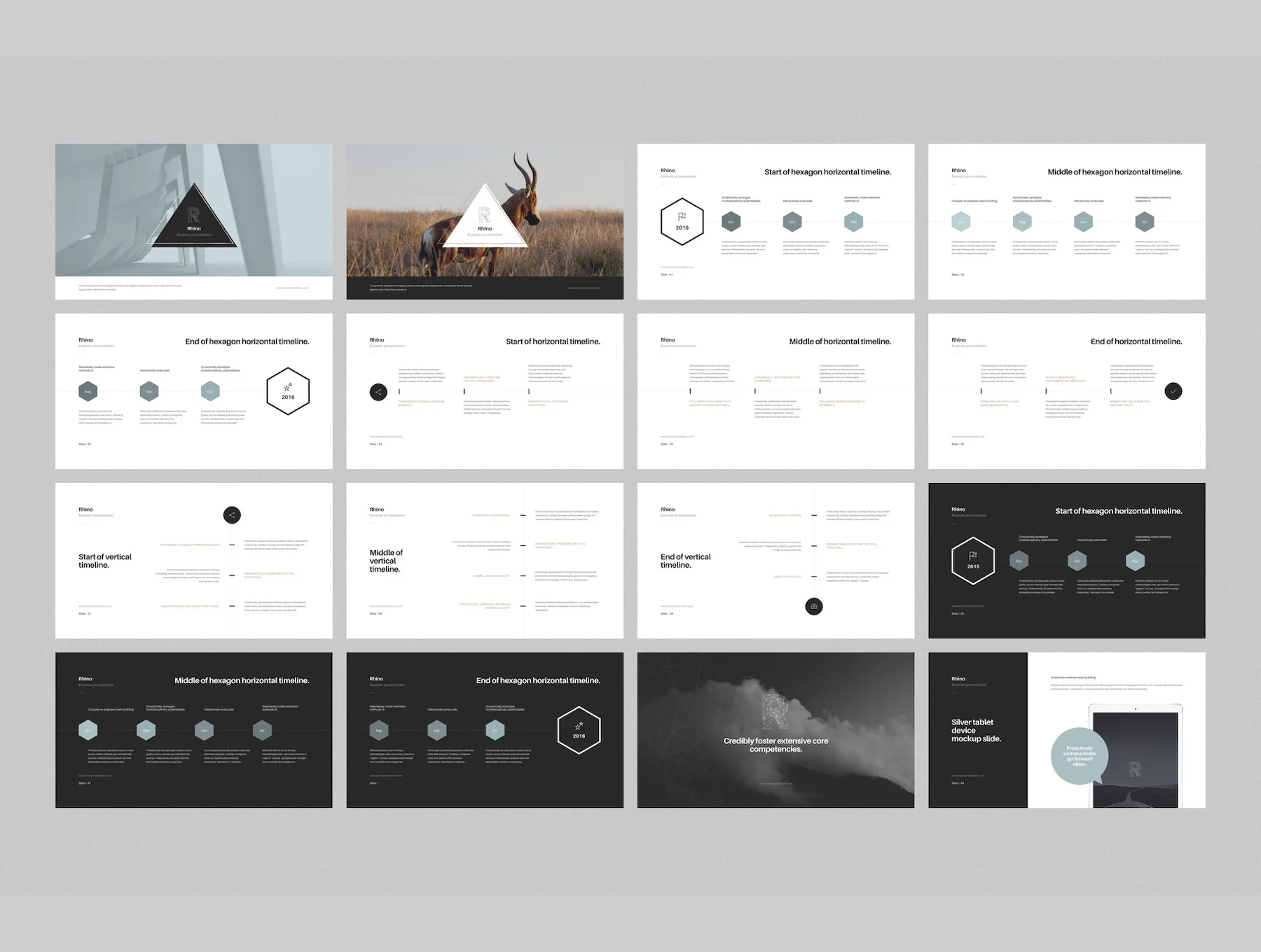 Rhino Keynote Template 4