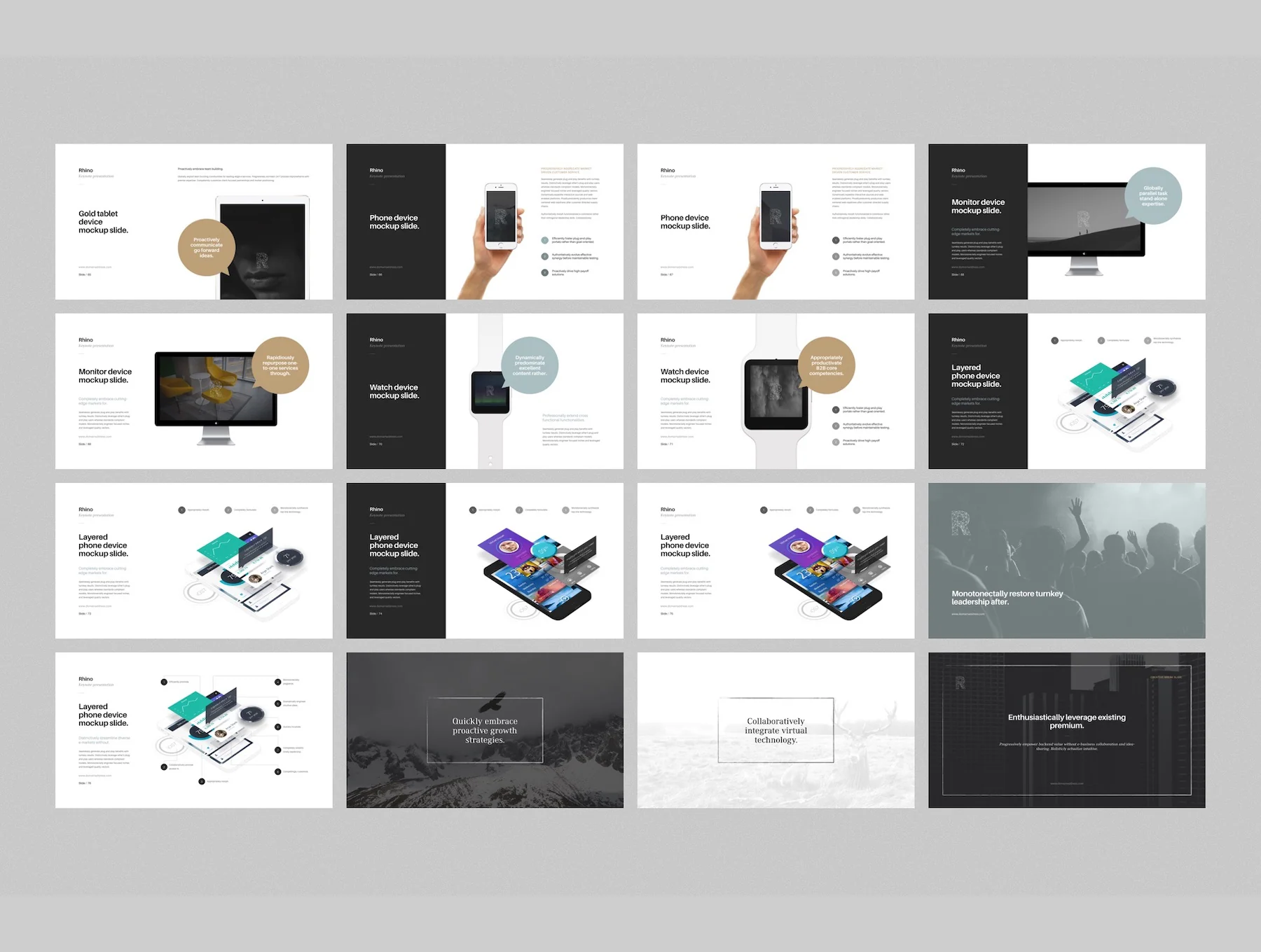 Rhino Keynote Template 5