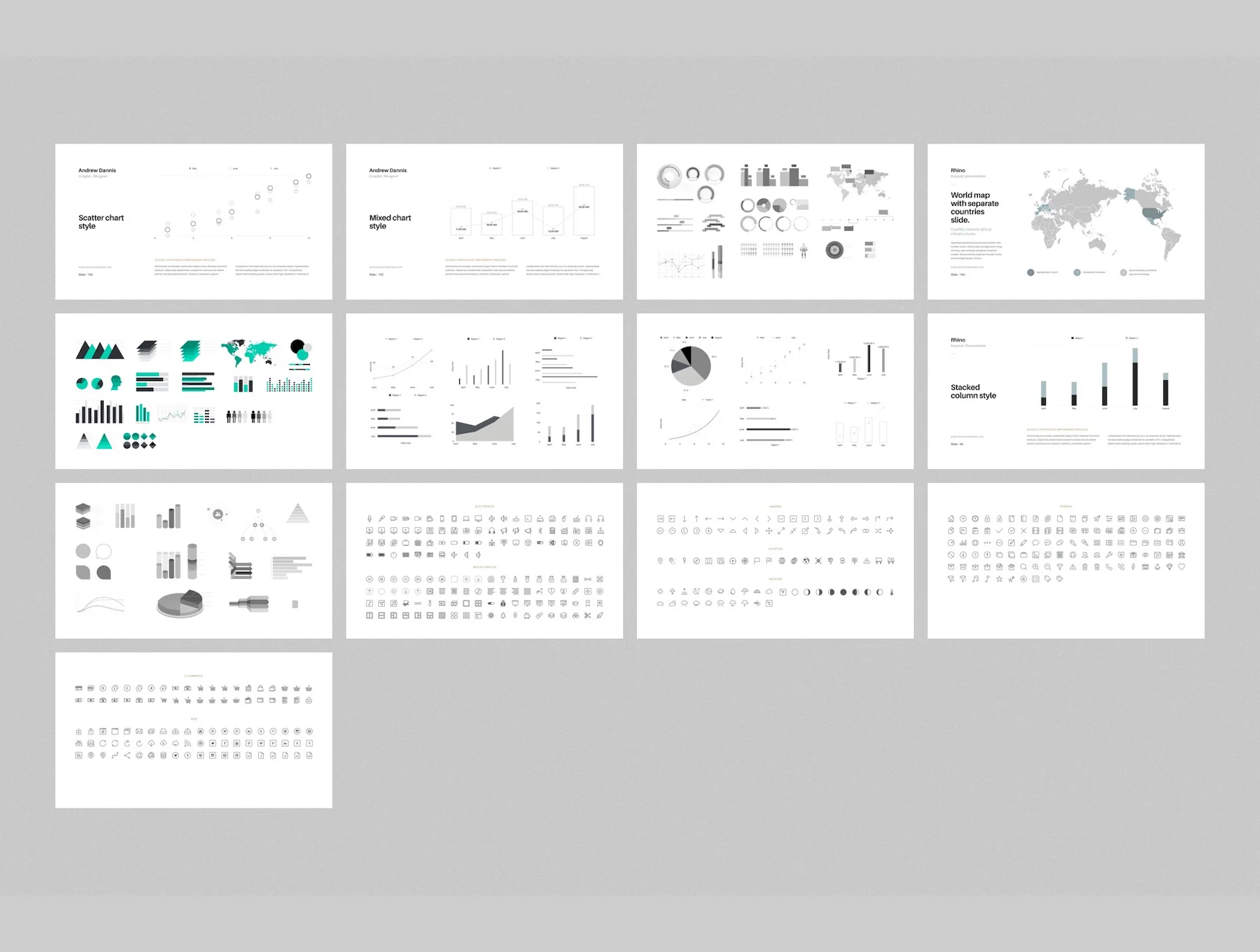 Rhino Keynote Template 8
