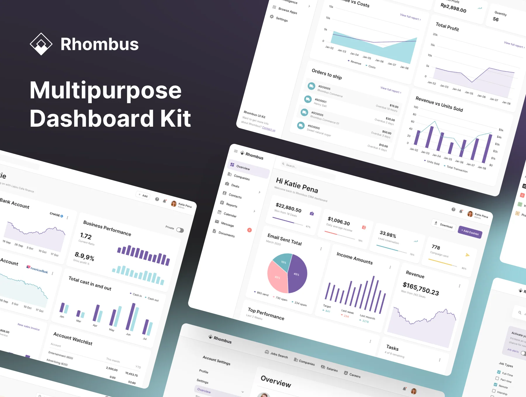 Rhombus Dashboard UI Kit