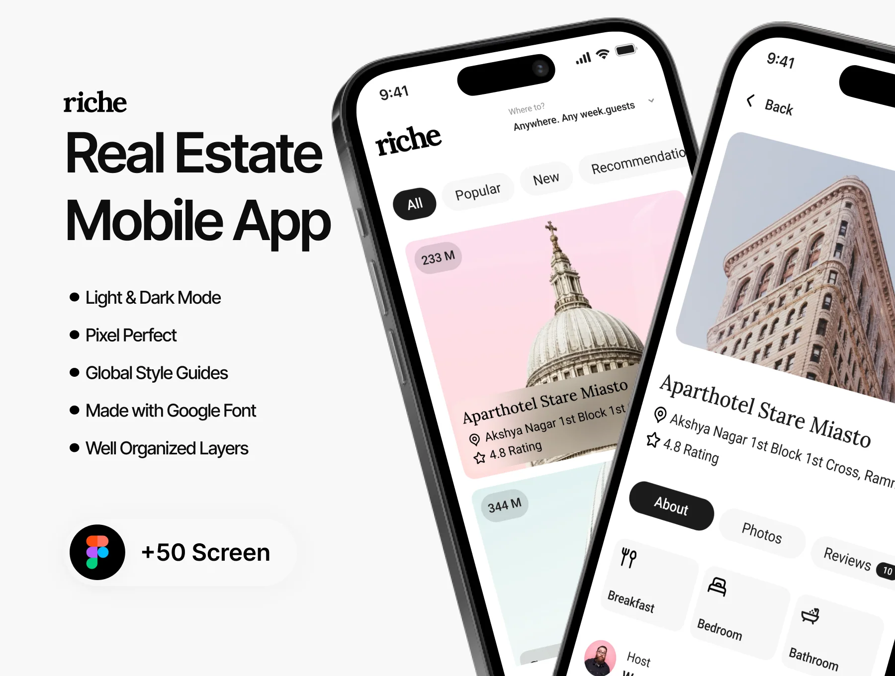 Riche - Real Estate App