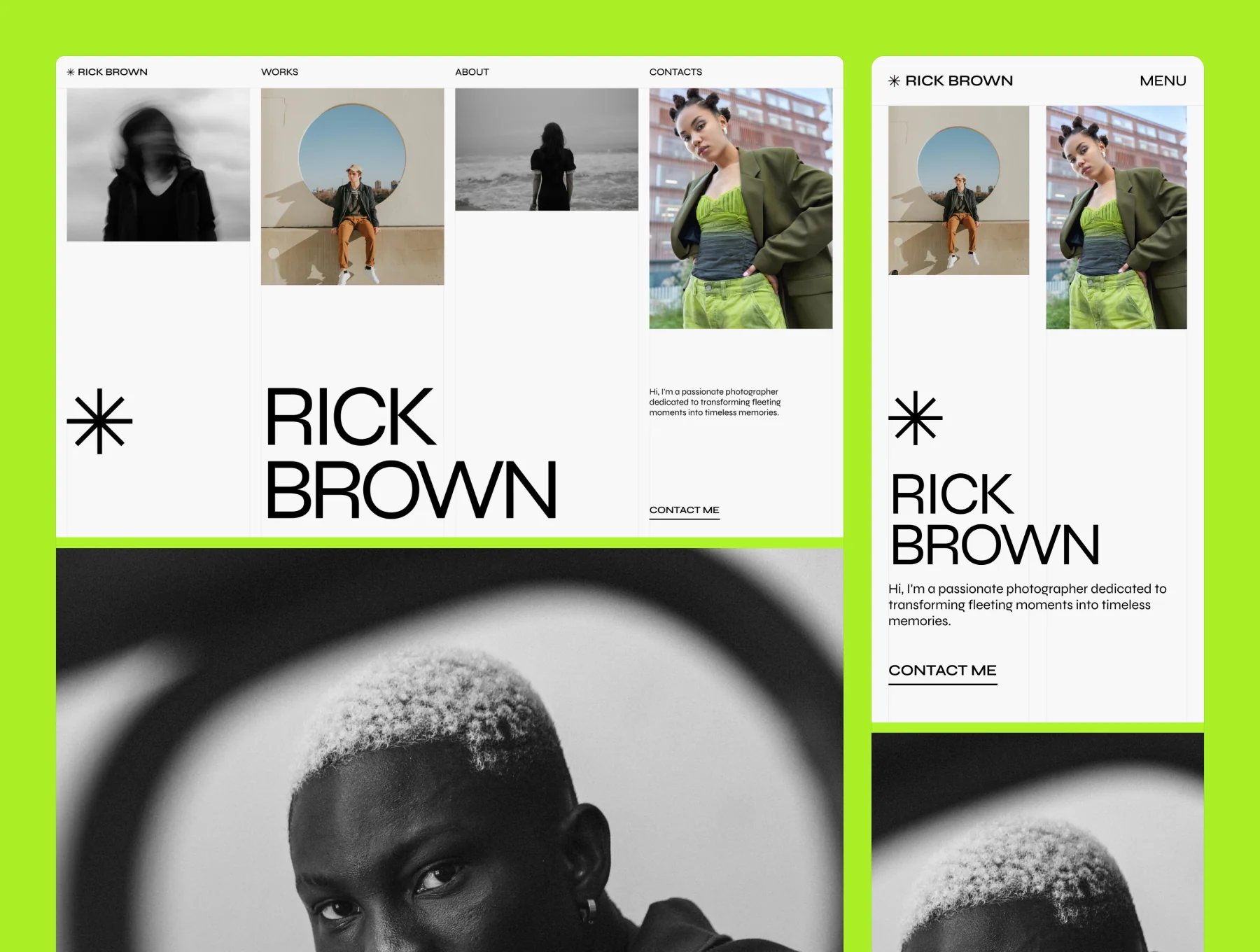 Rick Brown – Photographer Portfolio Website 3