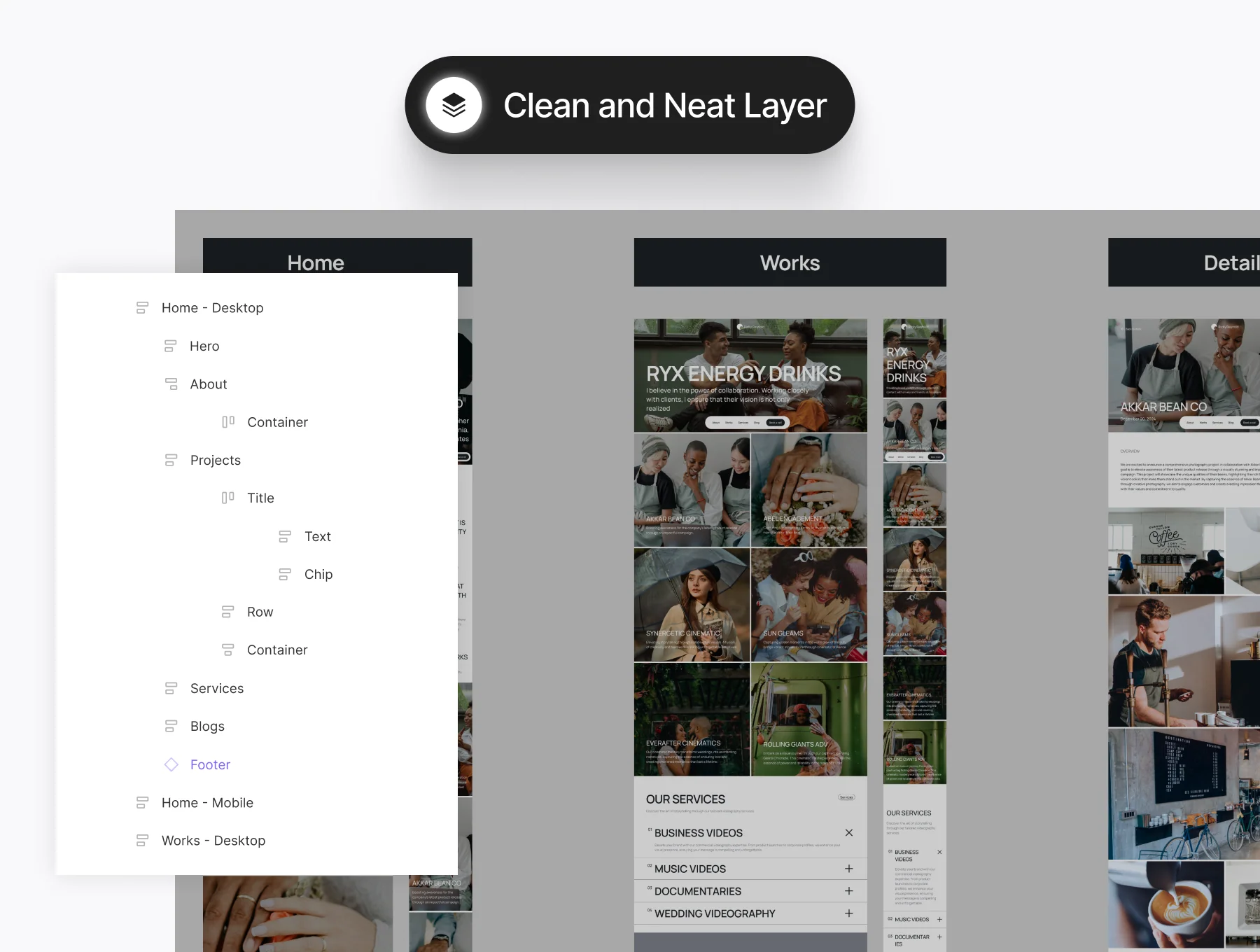 Ricky Reynold - Videographer Portfolio Website Template 6
