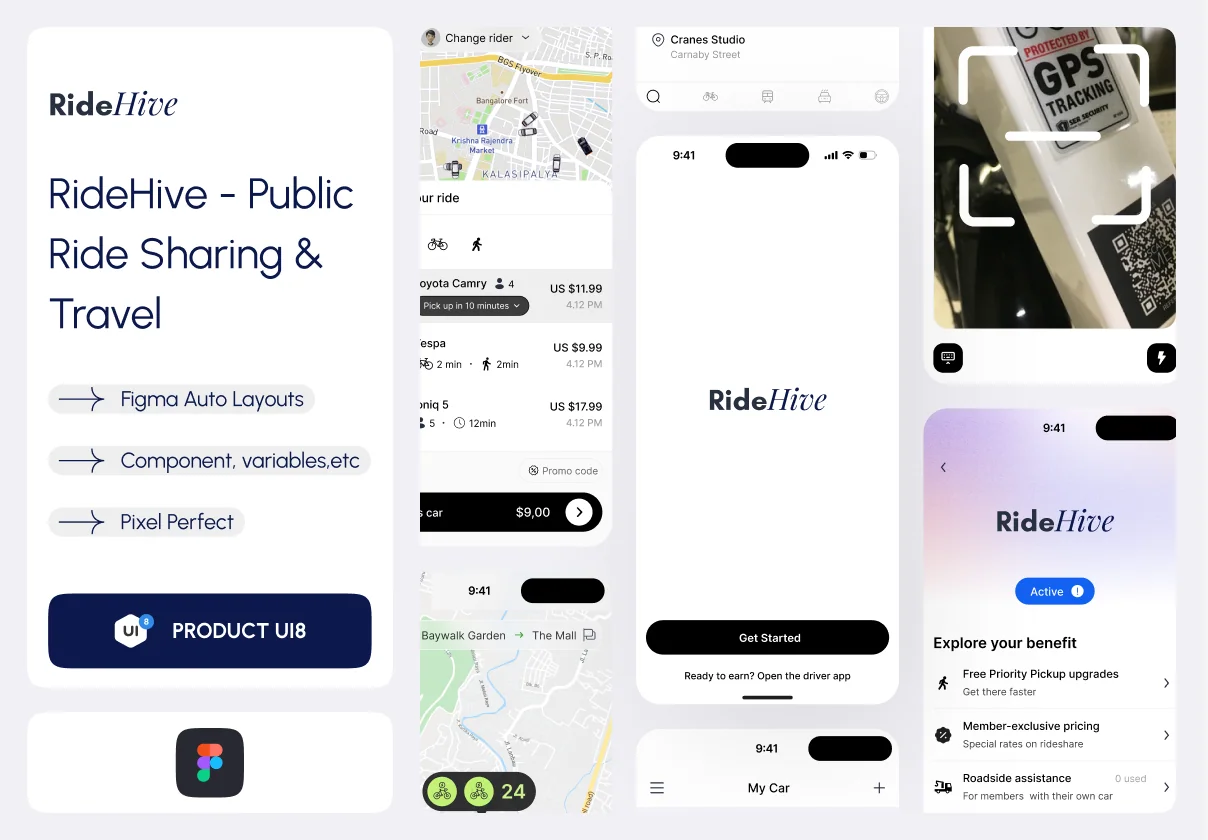 RideHive: Ride and Travel App