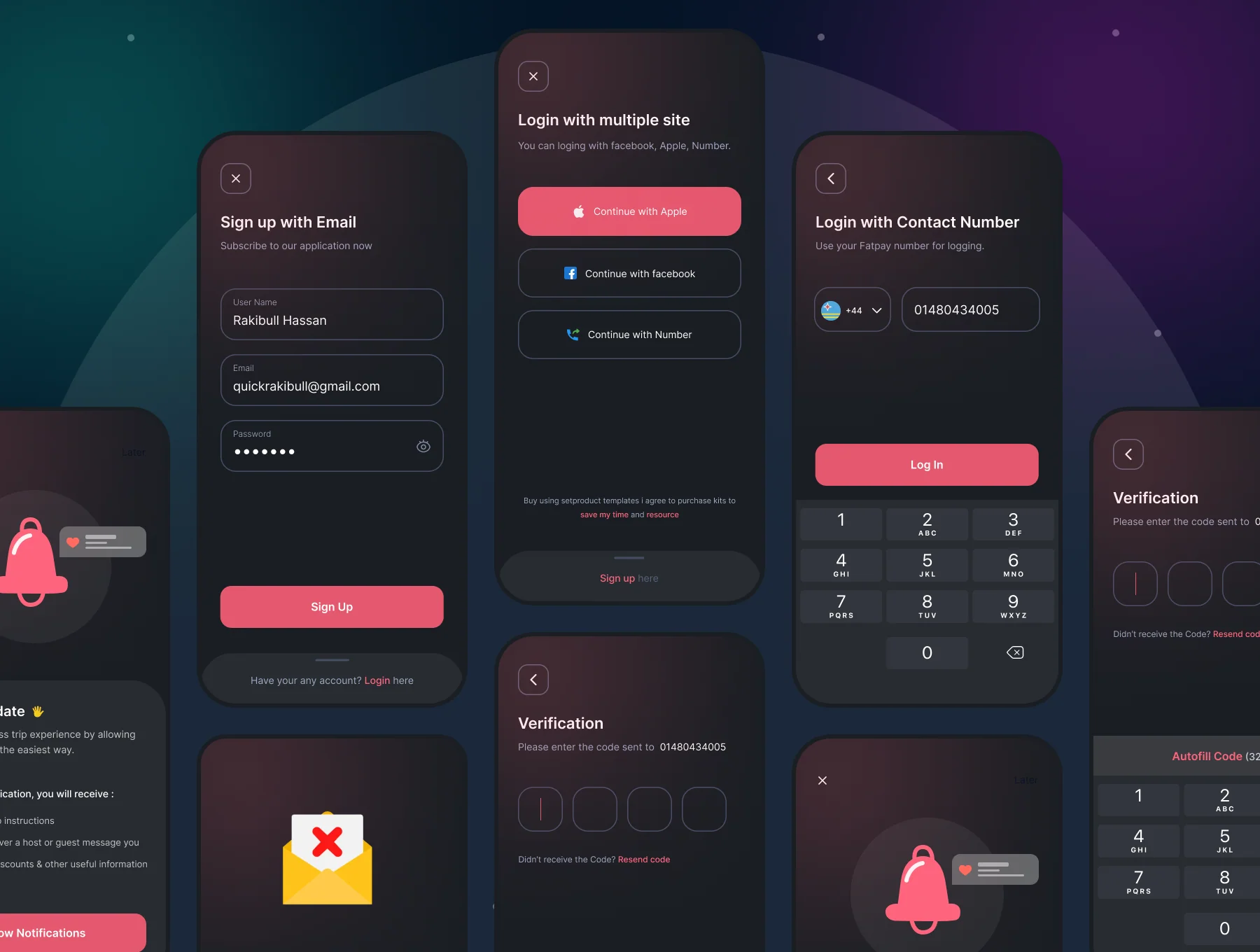 Rideshare Ios ui kit 5