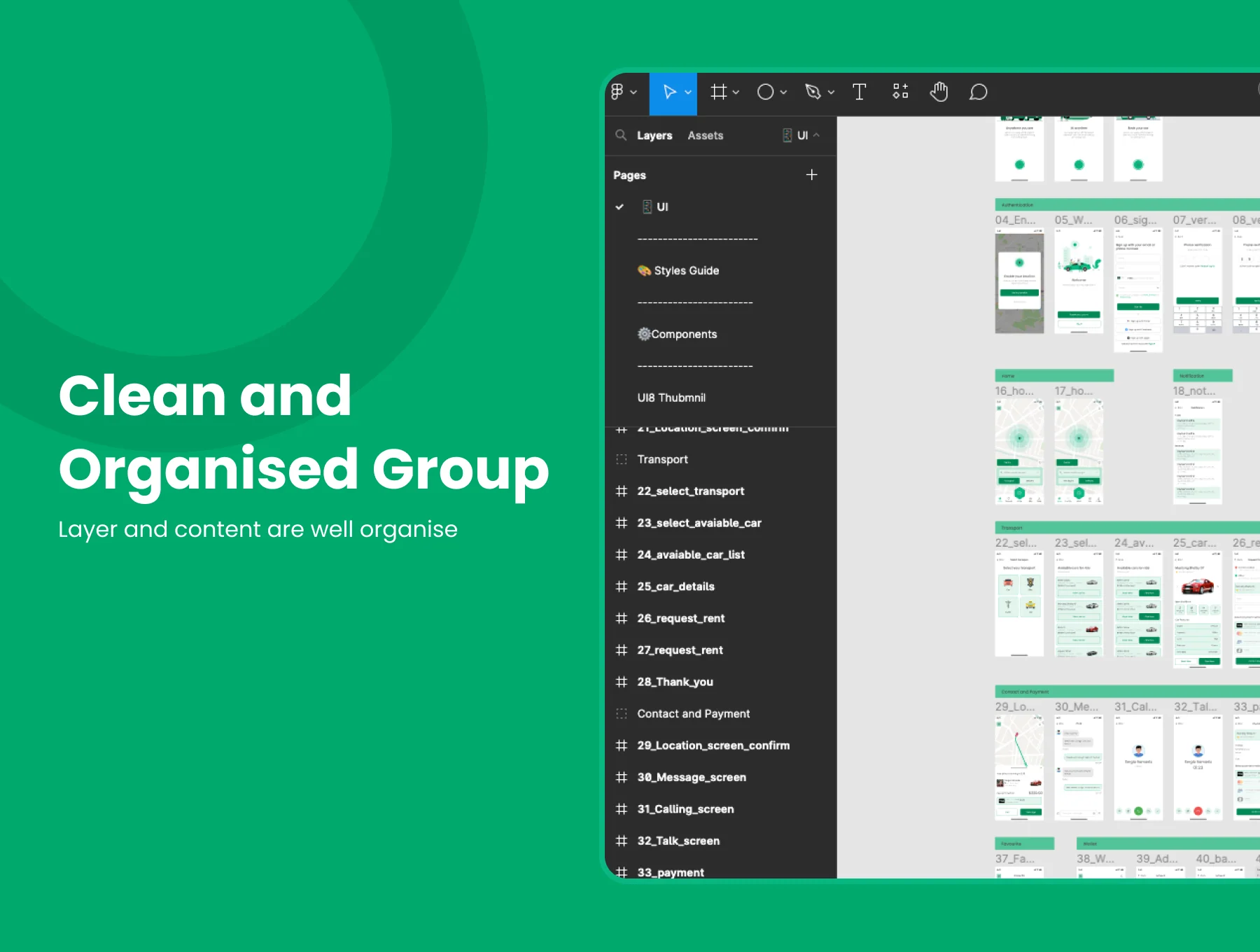 Rideshare Ride Mobile App UI kit 6