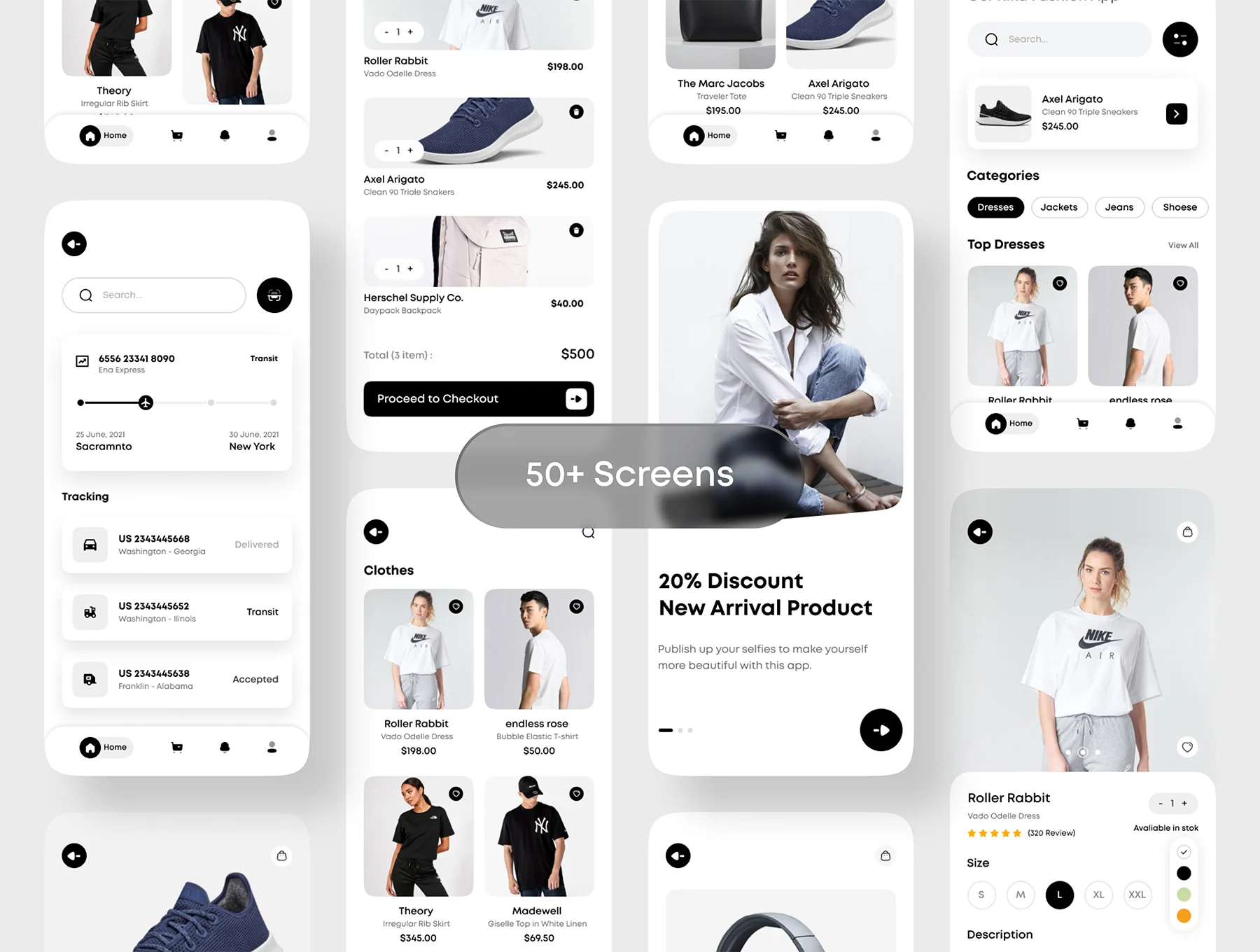 Rika - eCommerce Mobile App UI Kit 2