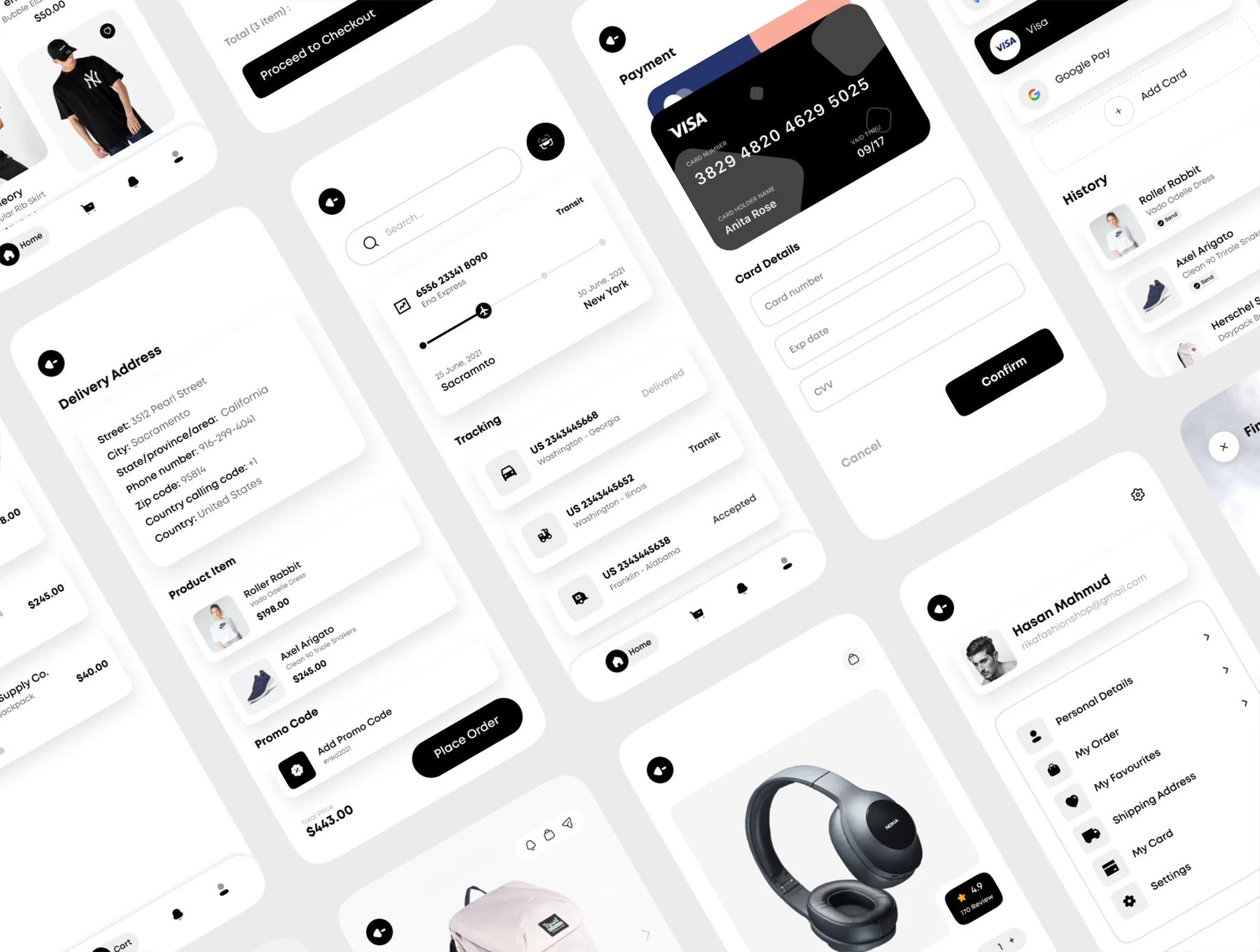 Rika - eCommerce Mobile App UI Kit 7