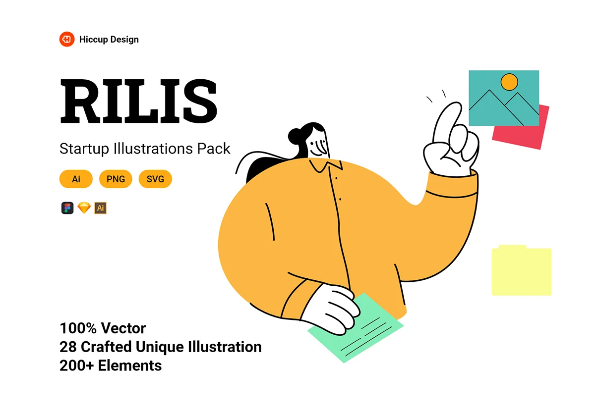 Rilis-Startup Illustrations Pack