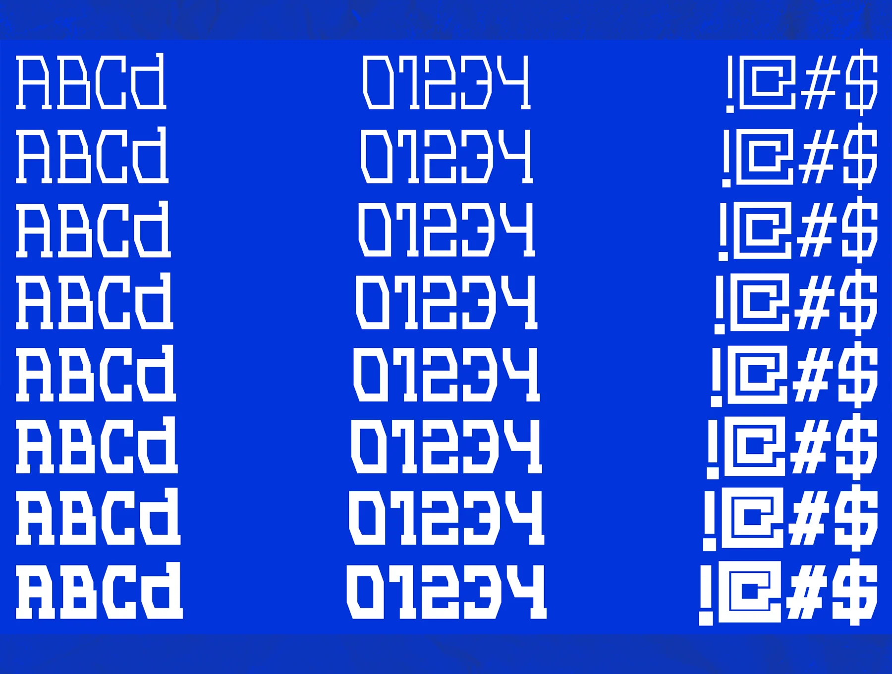 Rinest Typeface 2