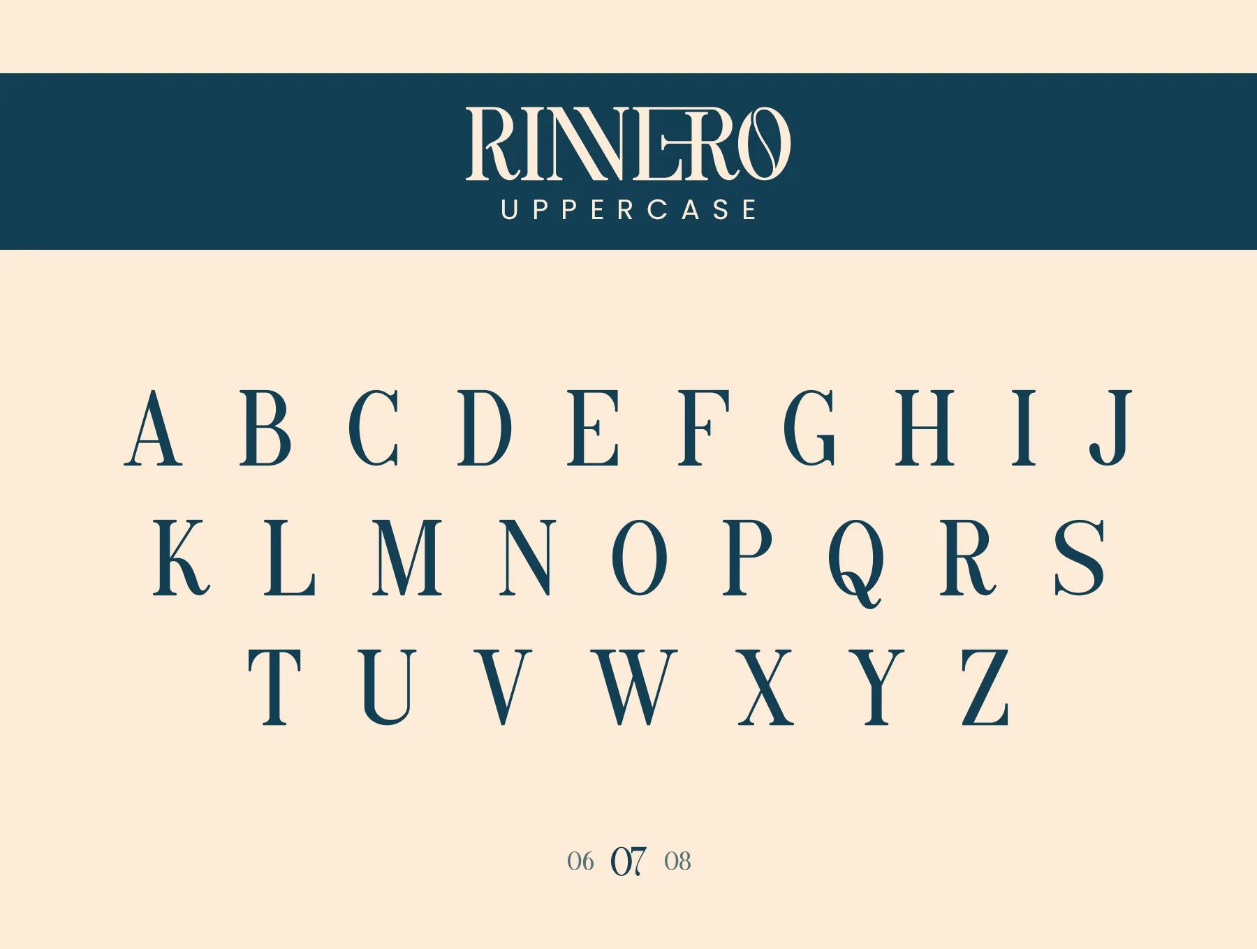 Rinnero Serif 7