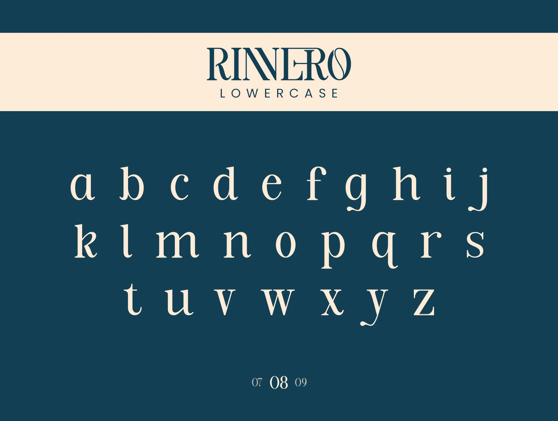 Rinnero Serif 8