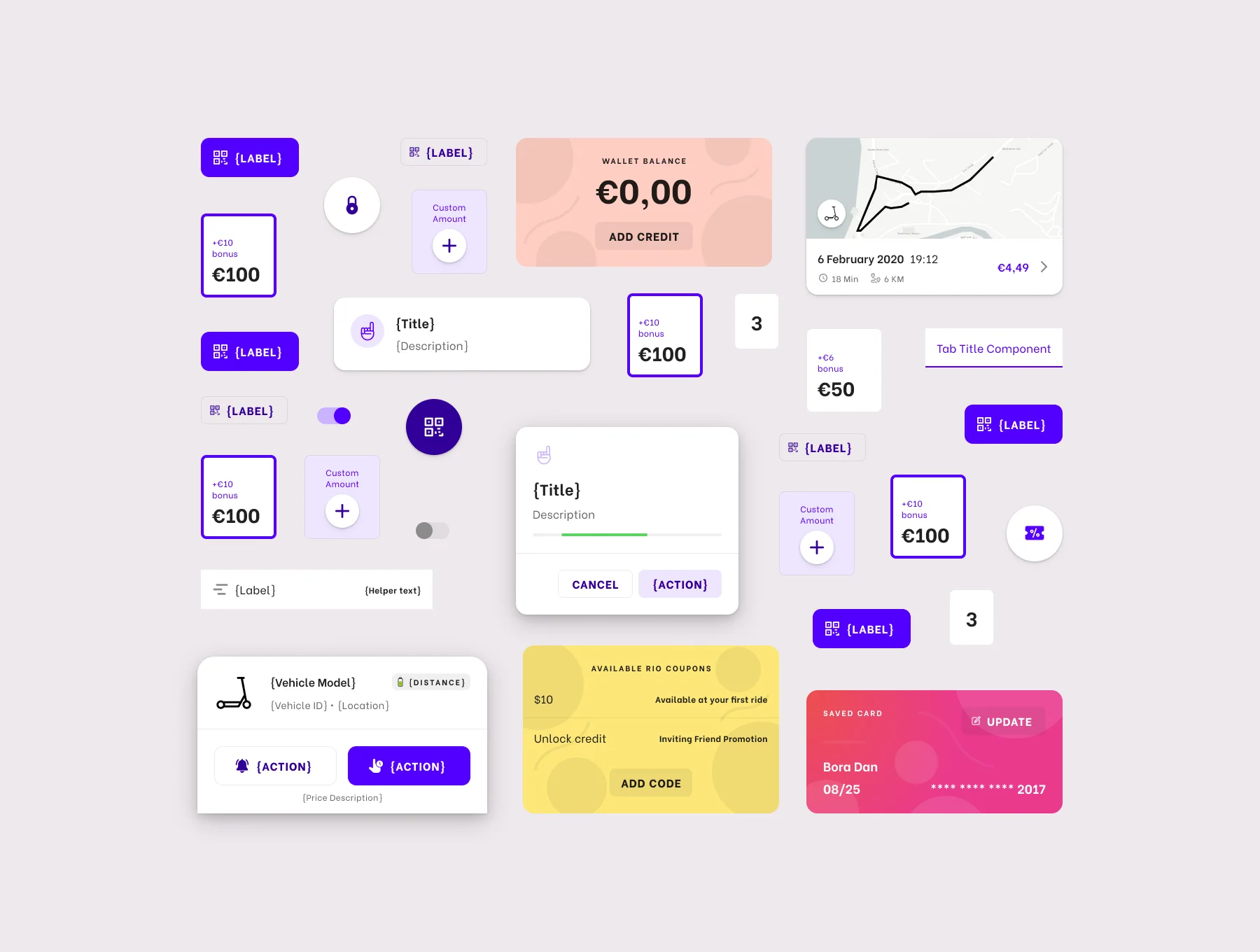 Rio 2.0 — Design System UI Library for E-Scooters 2