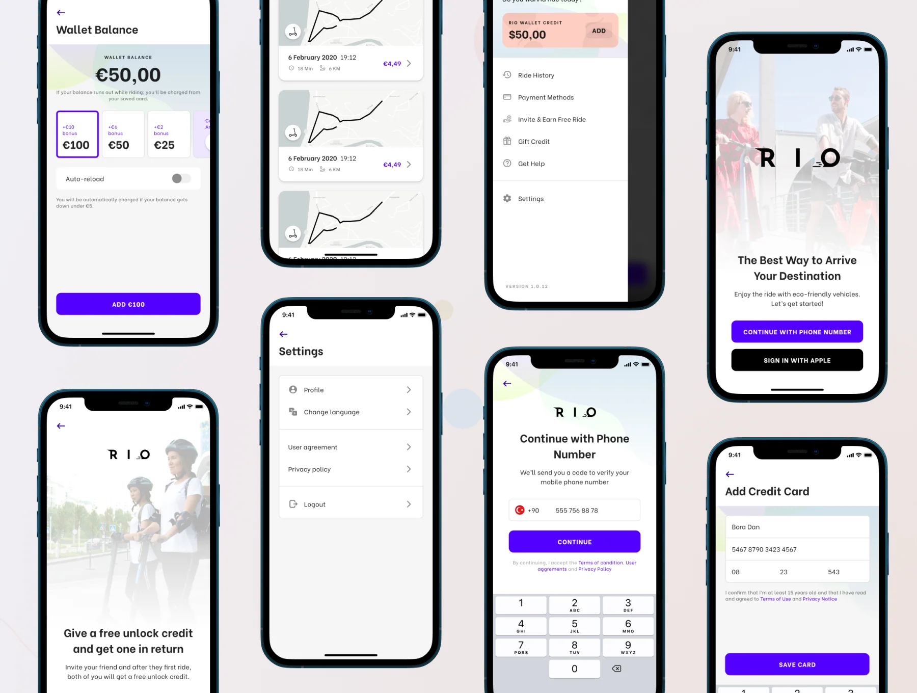 Rio 2.0 — Design System UI Library for E-Scooters 3