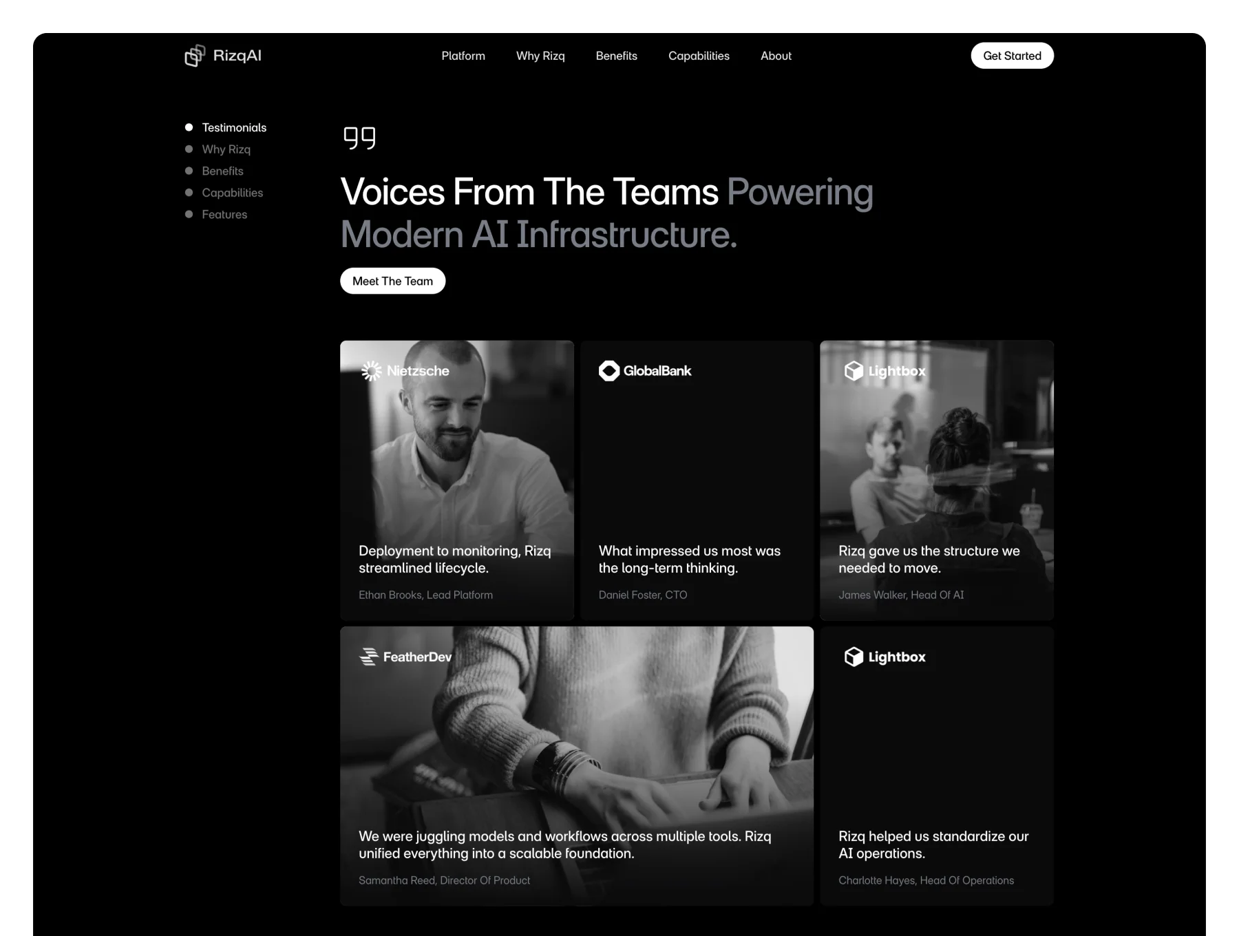 Rizq - Premium AI & SaaS Website 2