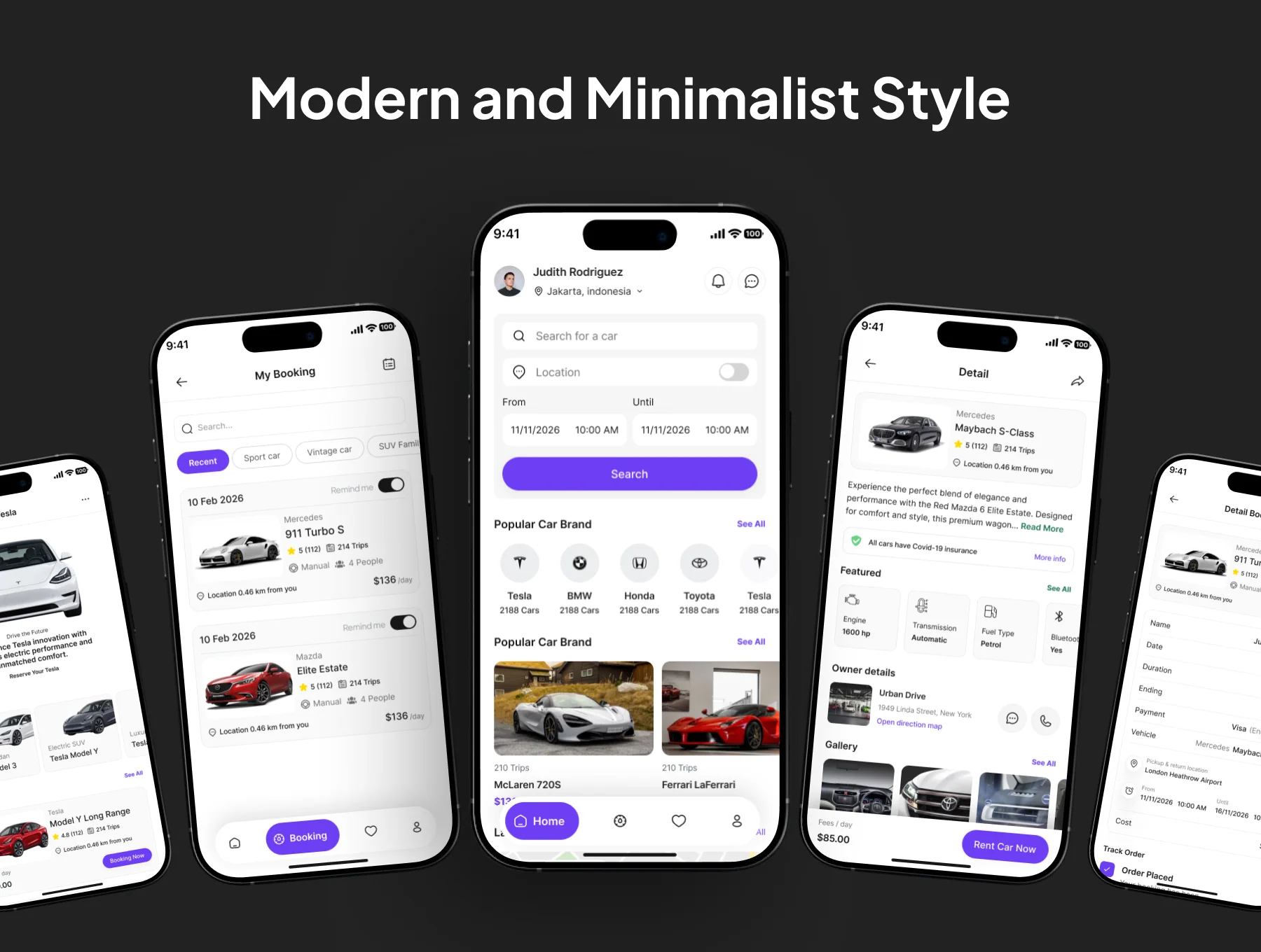 Roadly - Car Rental App IOS UI Kits 4