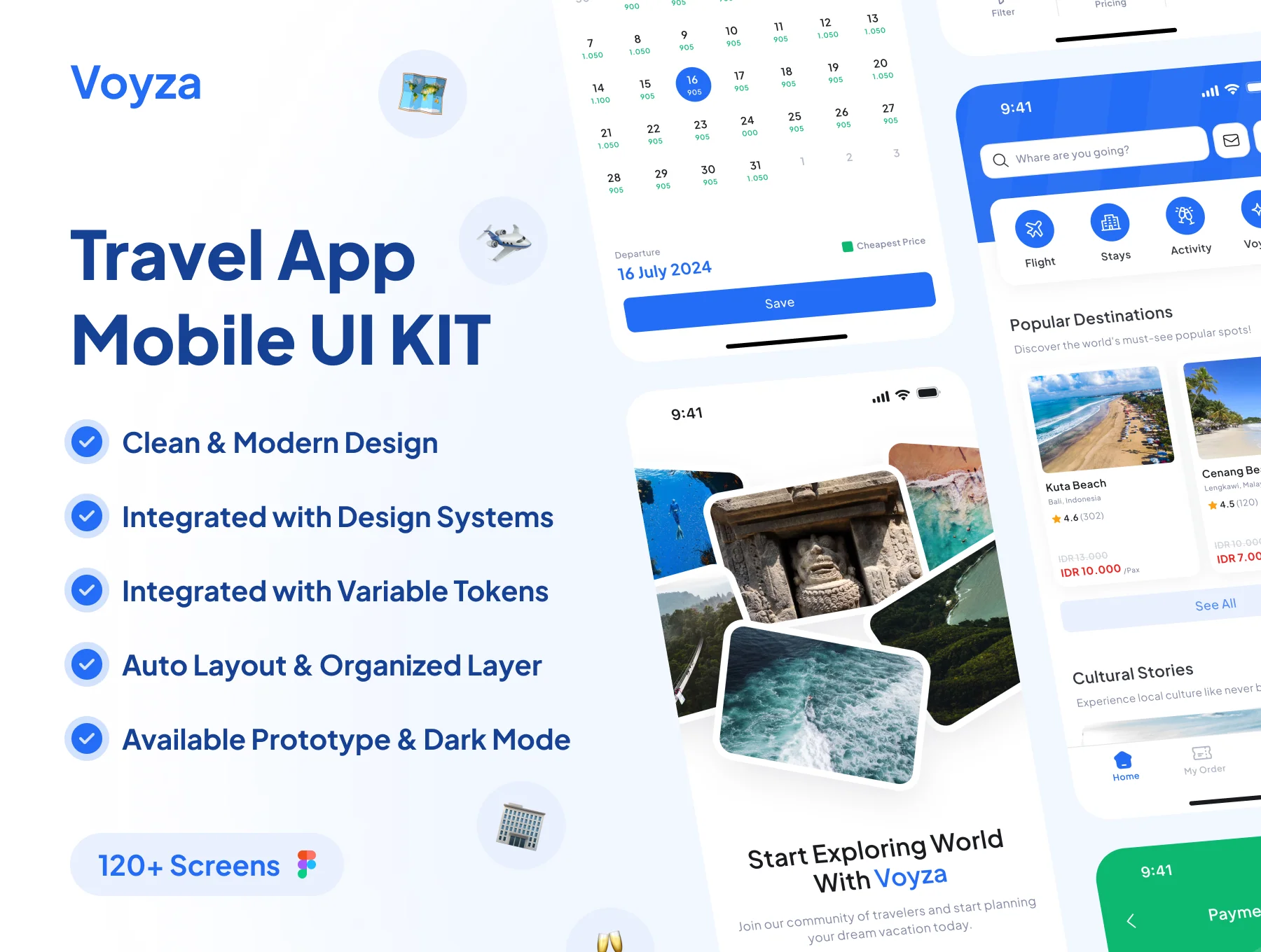Voyza - Travel Booking App UI Kit