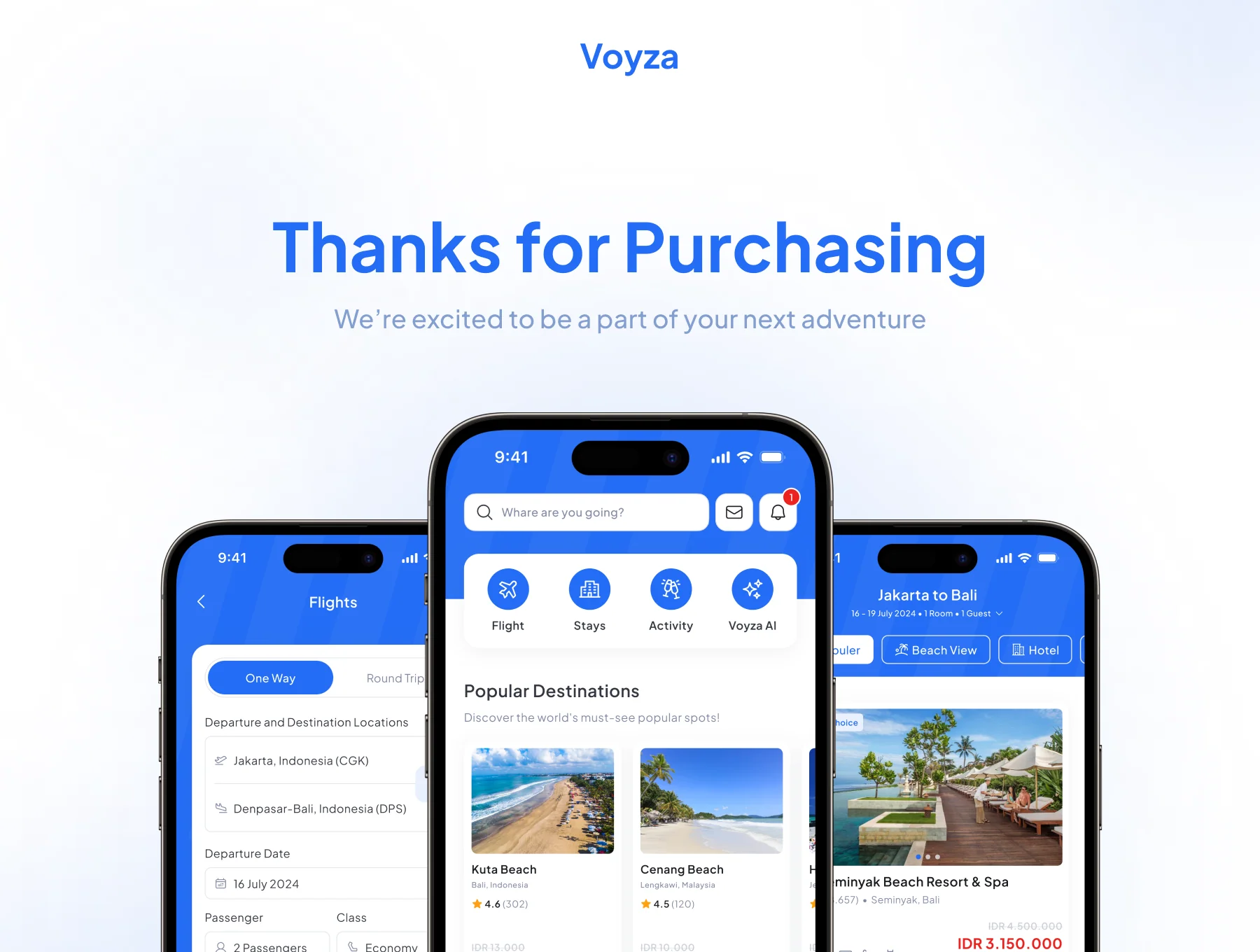 Voyza - Travel Booking App UI Kit 6