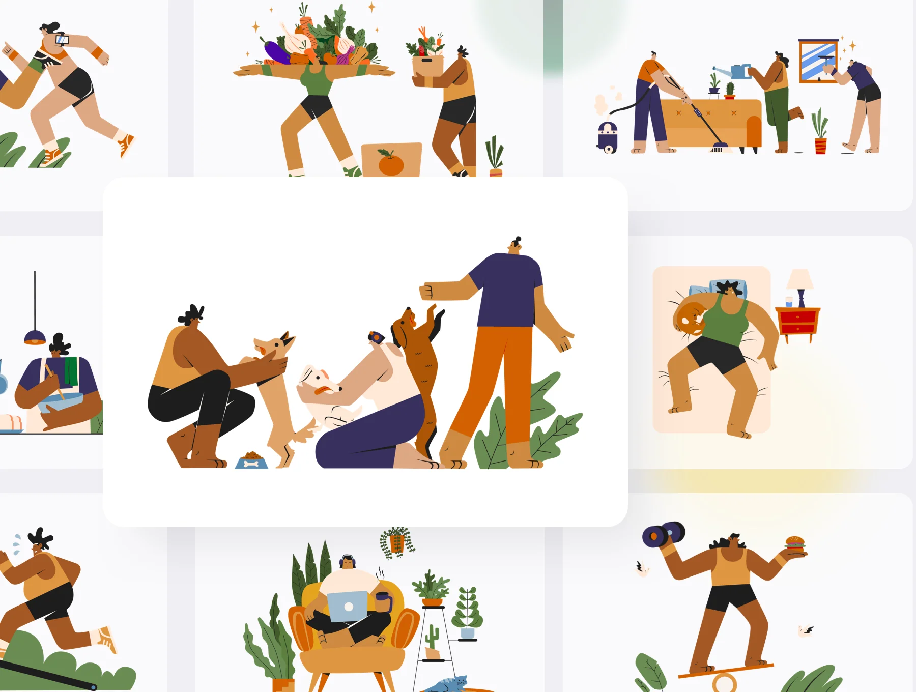 Roaster - Healthy Life Illustration 8