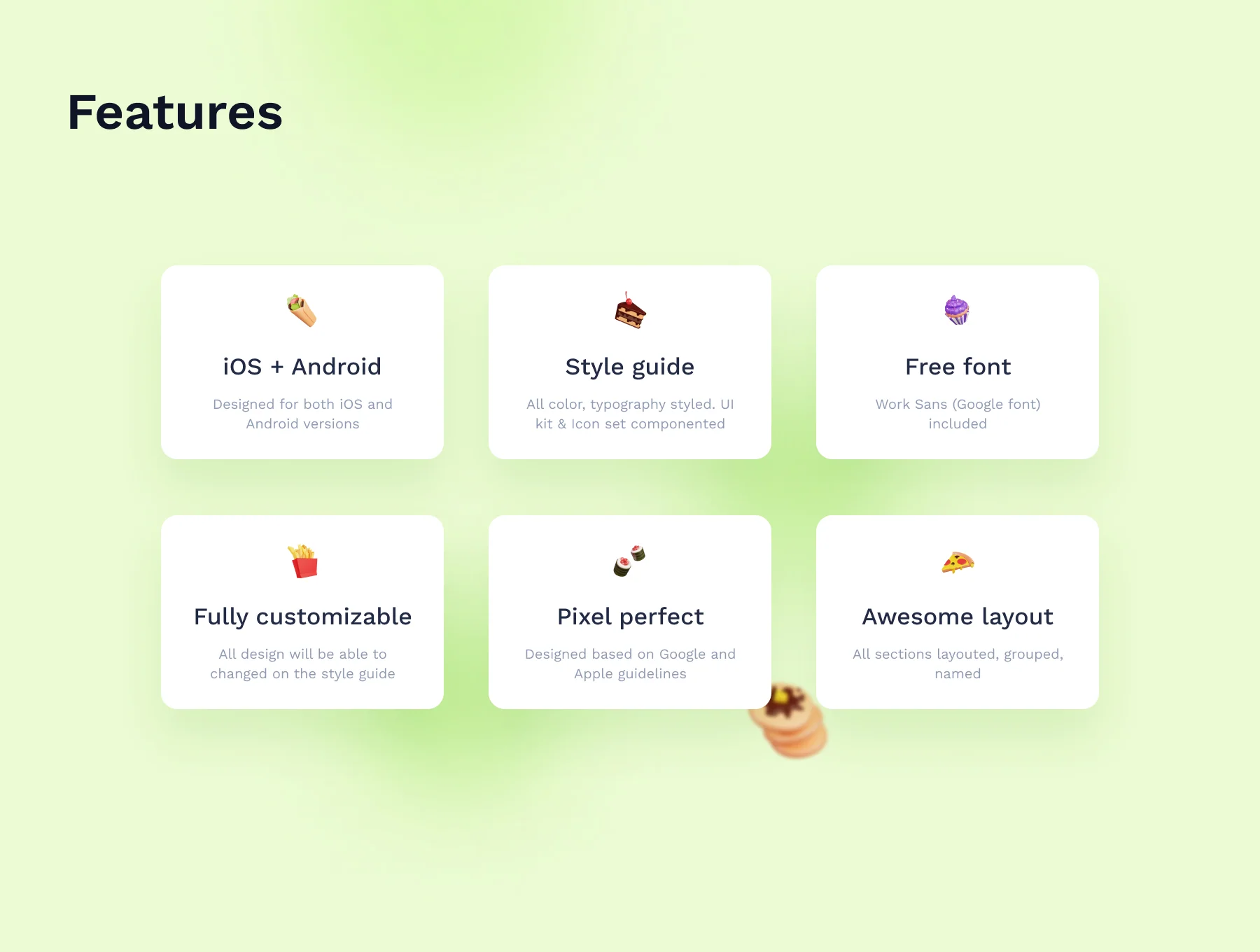 Robin Food - Food delivery mobile app UI kits 2