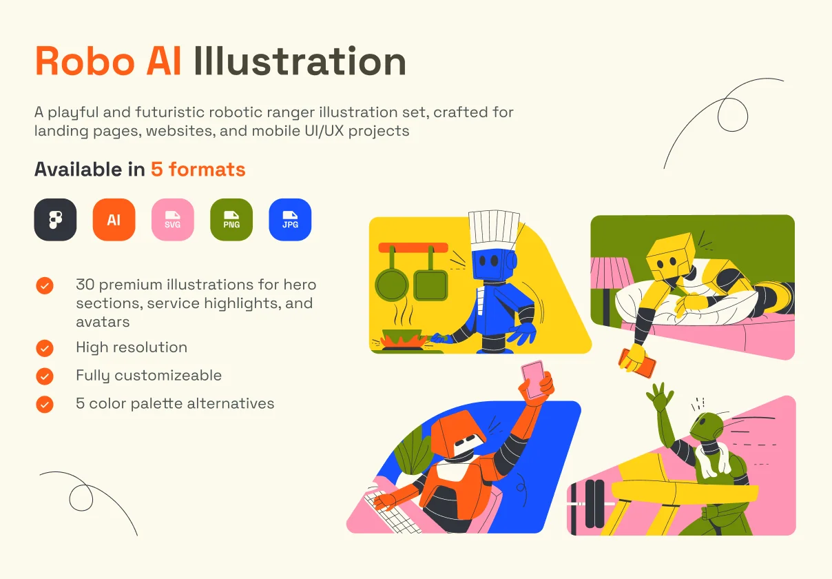 Robo AI | Illustration Pack