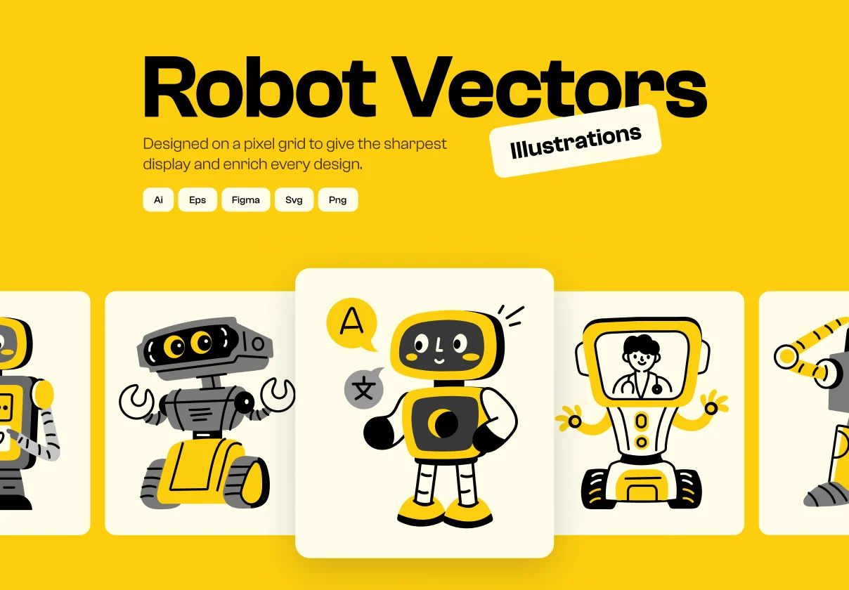 Robot Vector Collection
