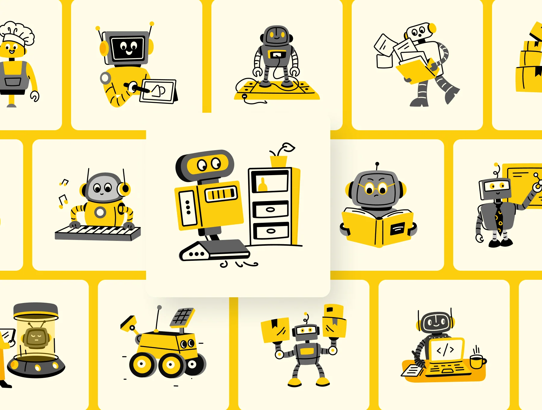 Robot Vector Collection 6