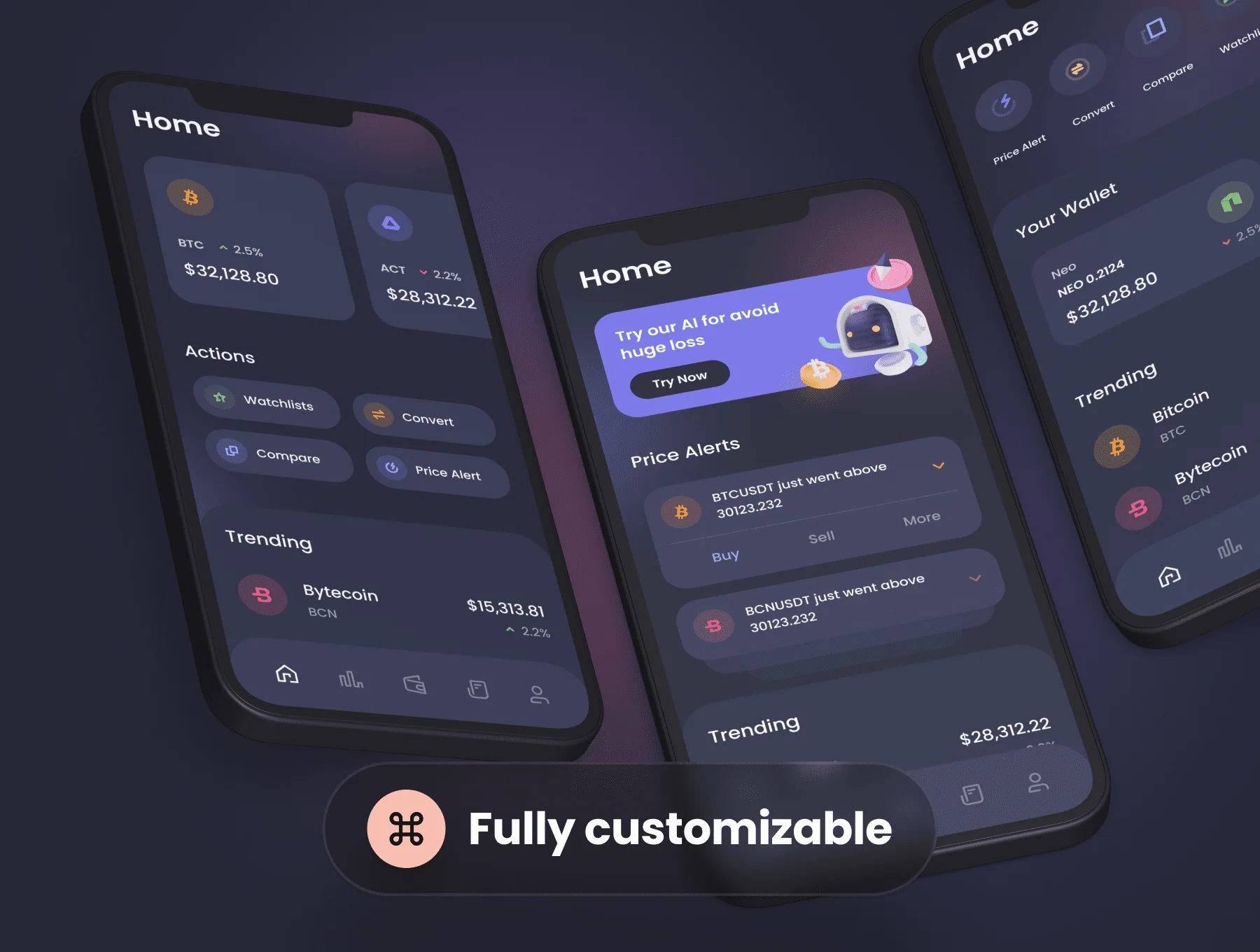 Robot Wallet – Crypto iOS UI Kit 6