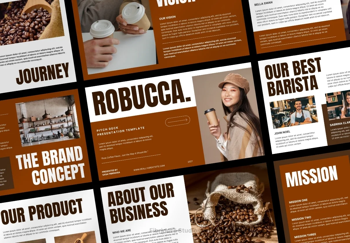 Robucca - Pitch Deck Presentation Template