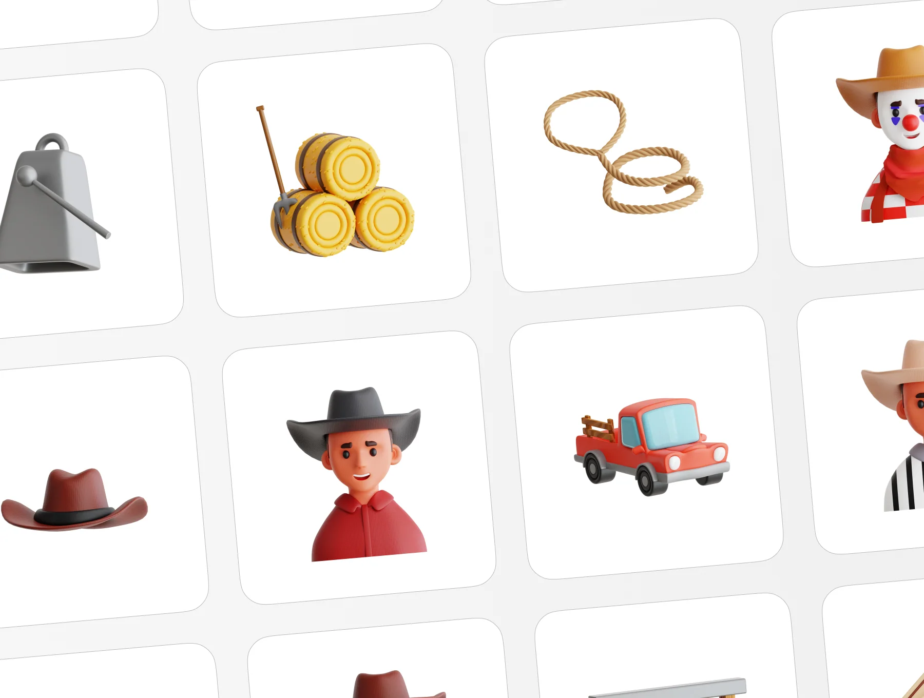 Rodeo 3D Icon Pack 6