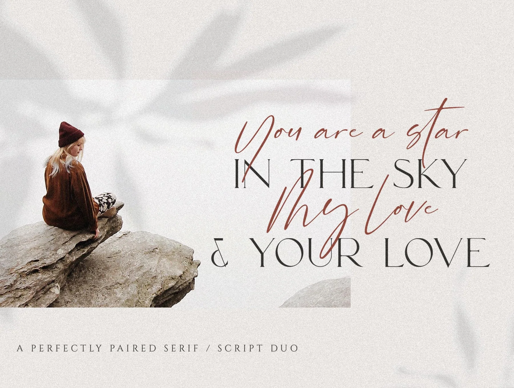 Rodetta Rossie Font Duo + Logos 9