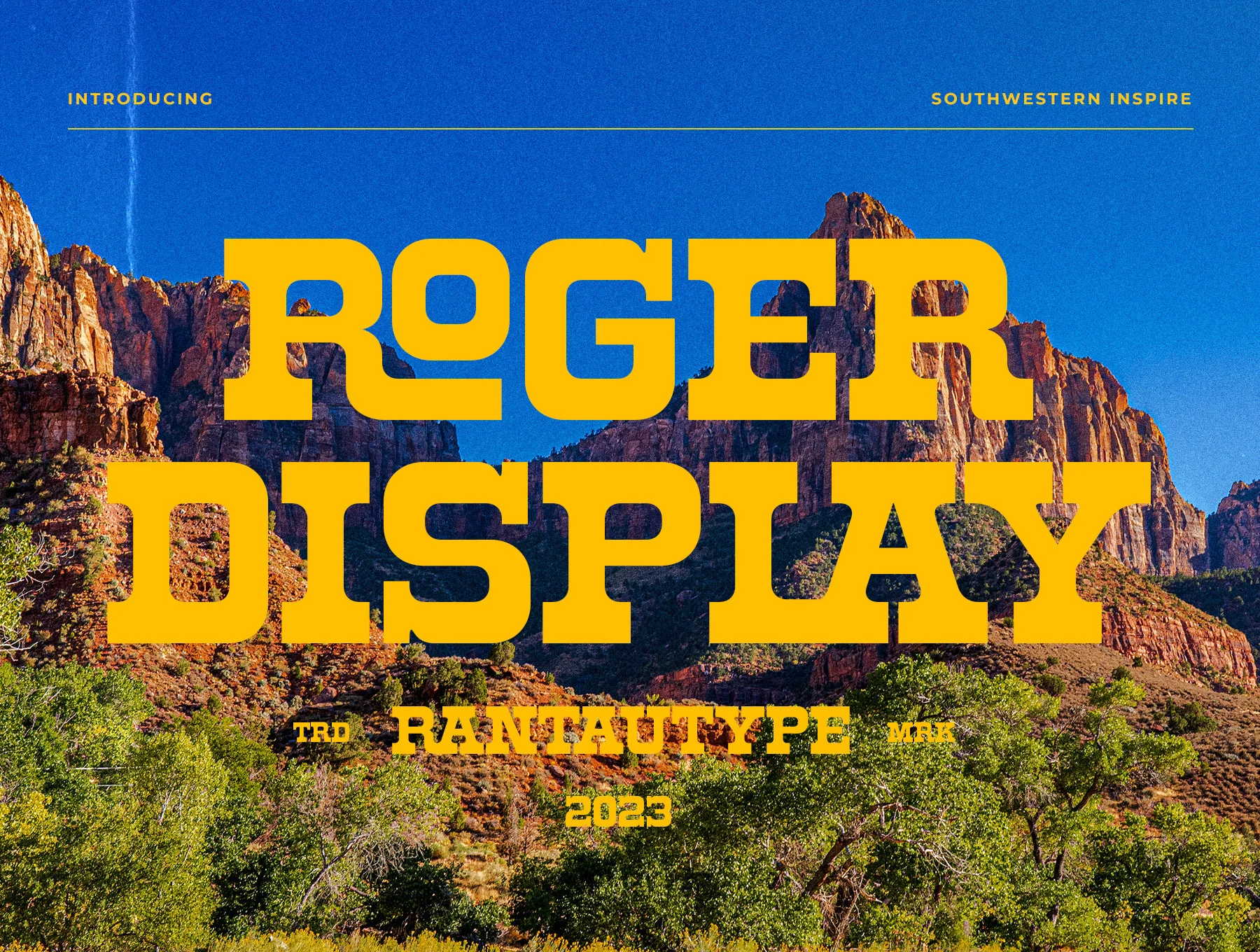 Roger Display Western Font