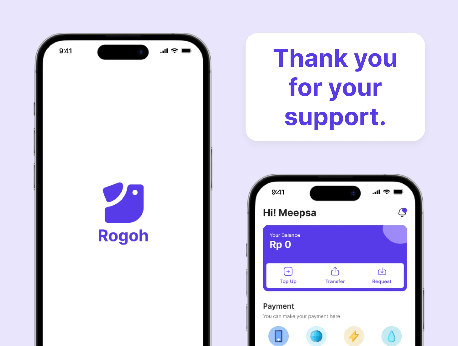 Rogoh - E Wallet Application UI Kit 8