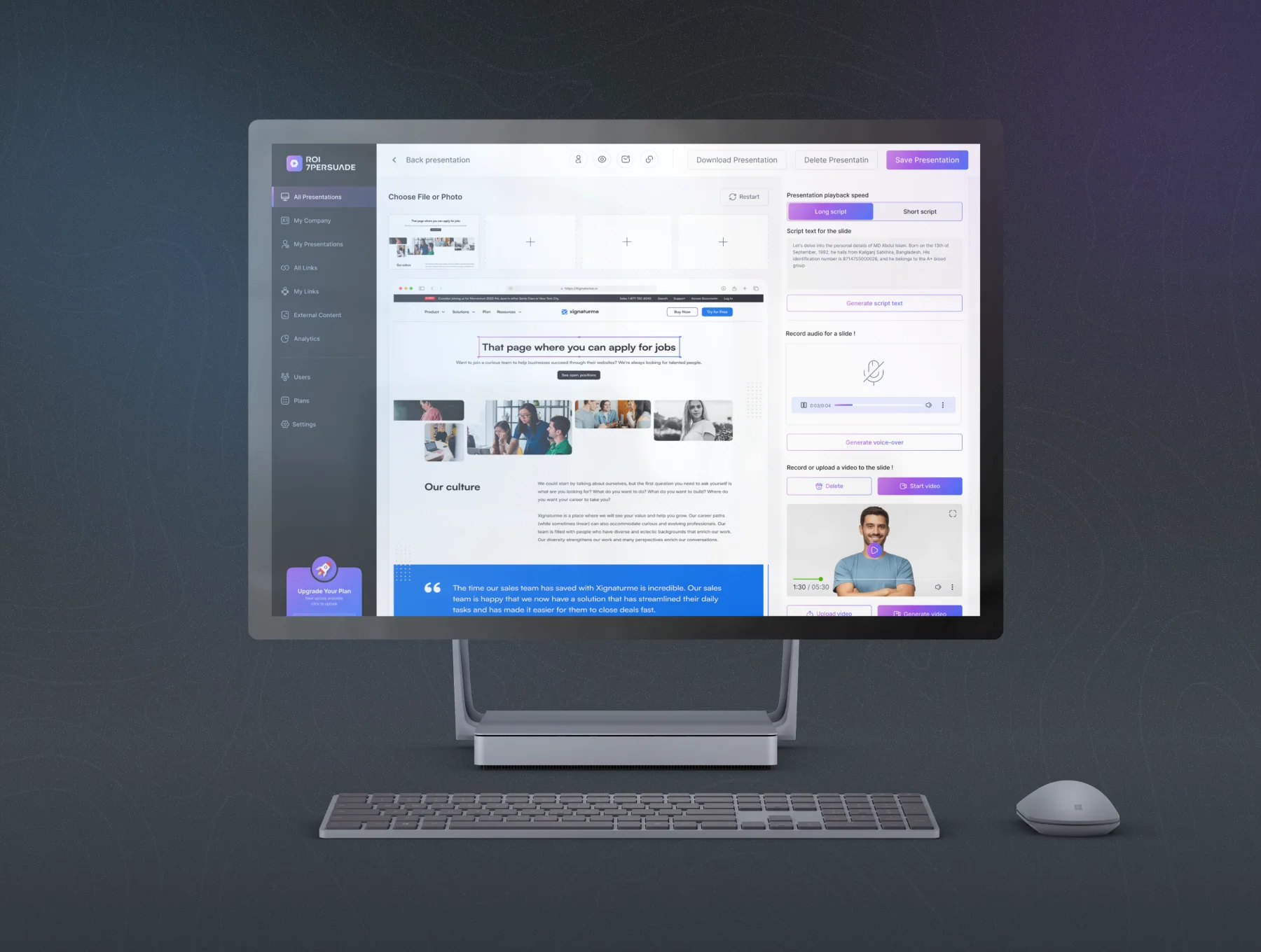 ROI7PRESUADE - Pitch Deck Dashboard UI Kit 5