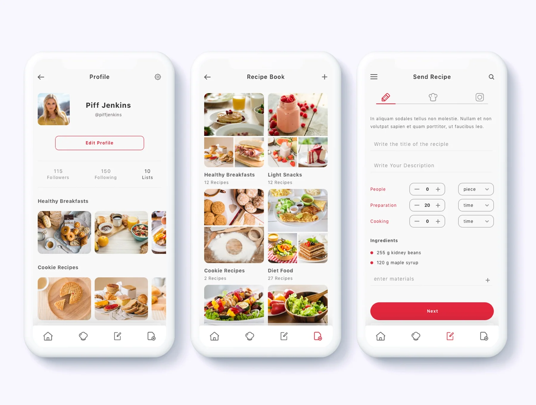 Roka - Recipes and Food Plan App UI Kit 4