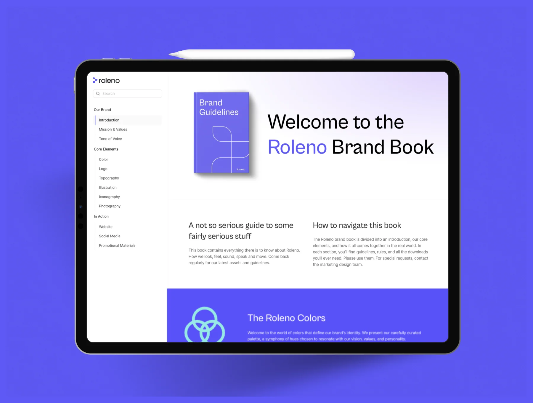 Roleno - Brand Guidelines Template