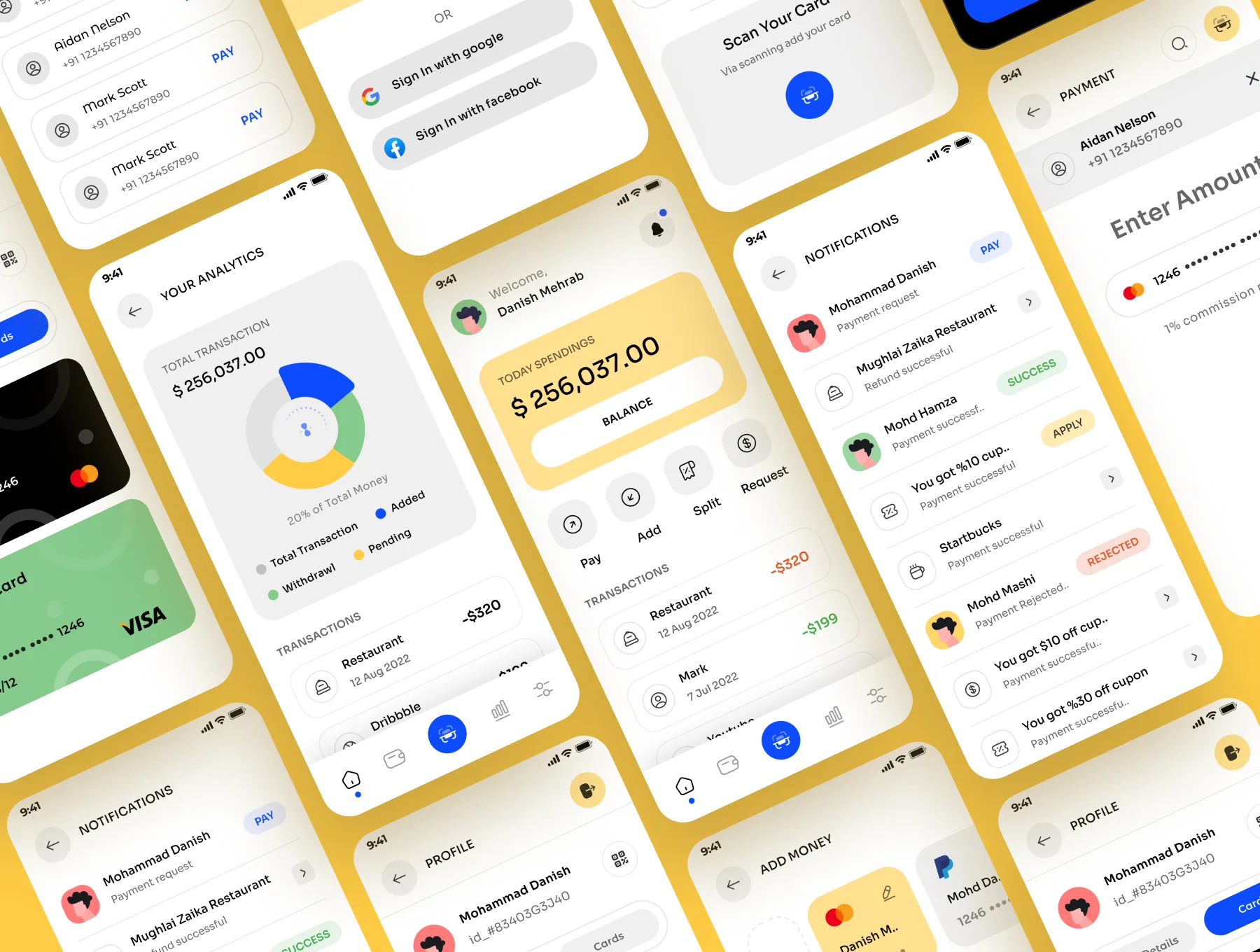 Rolet Wallet & Finance App ui kit
