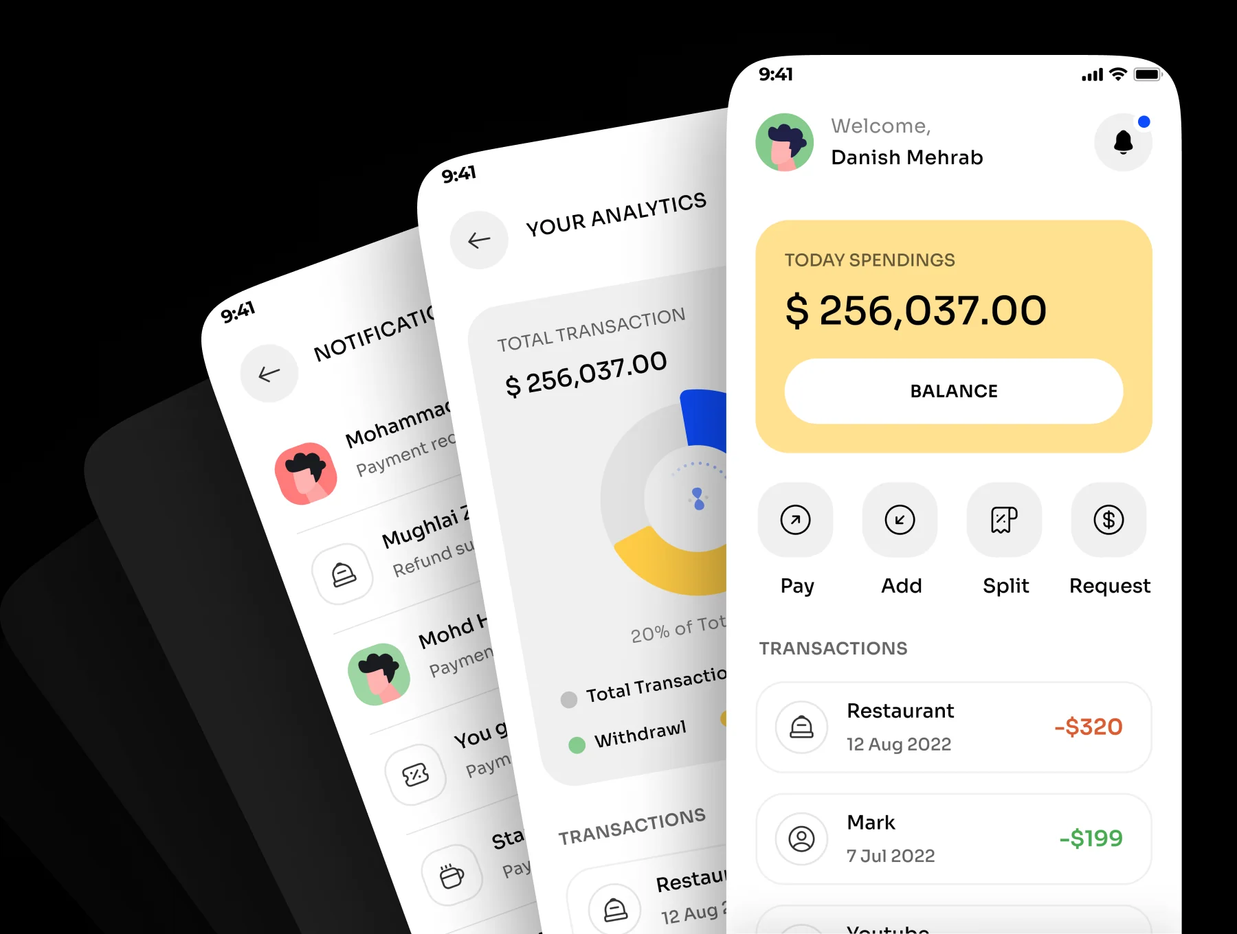 Rolet Wallet & Finance App ui kit 2
