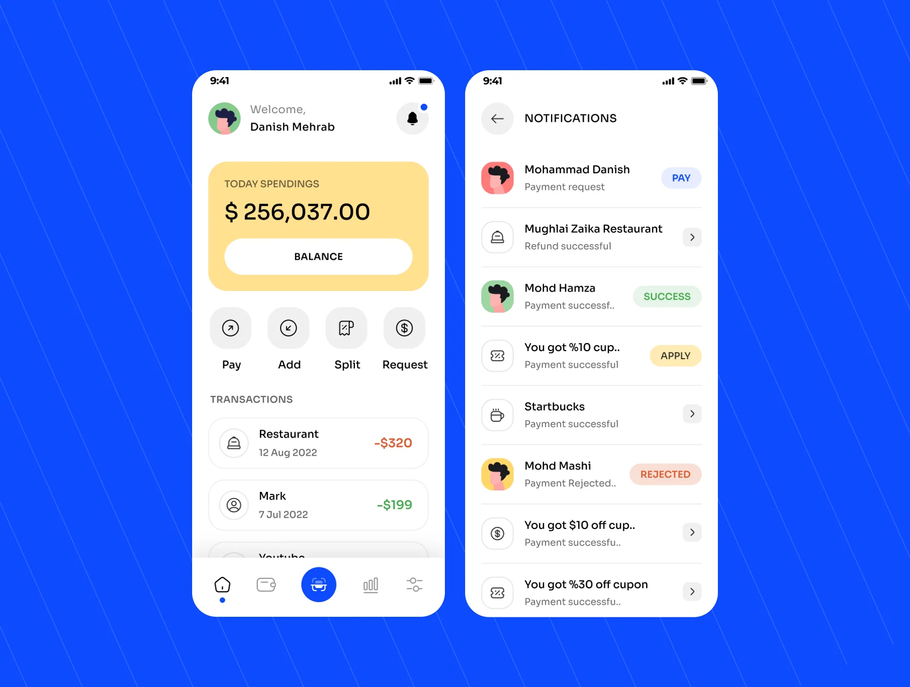 Rolet Wallet & Finance App ui kit 3