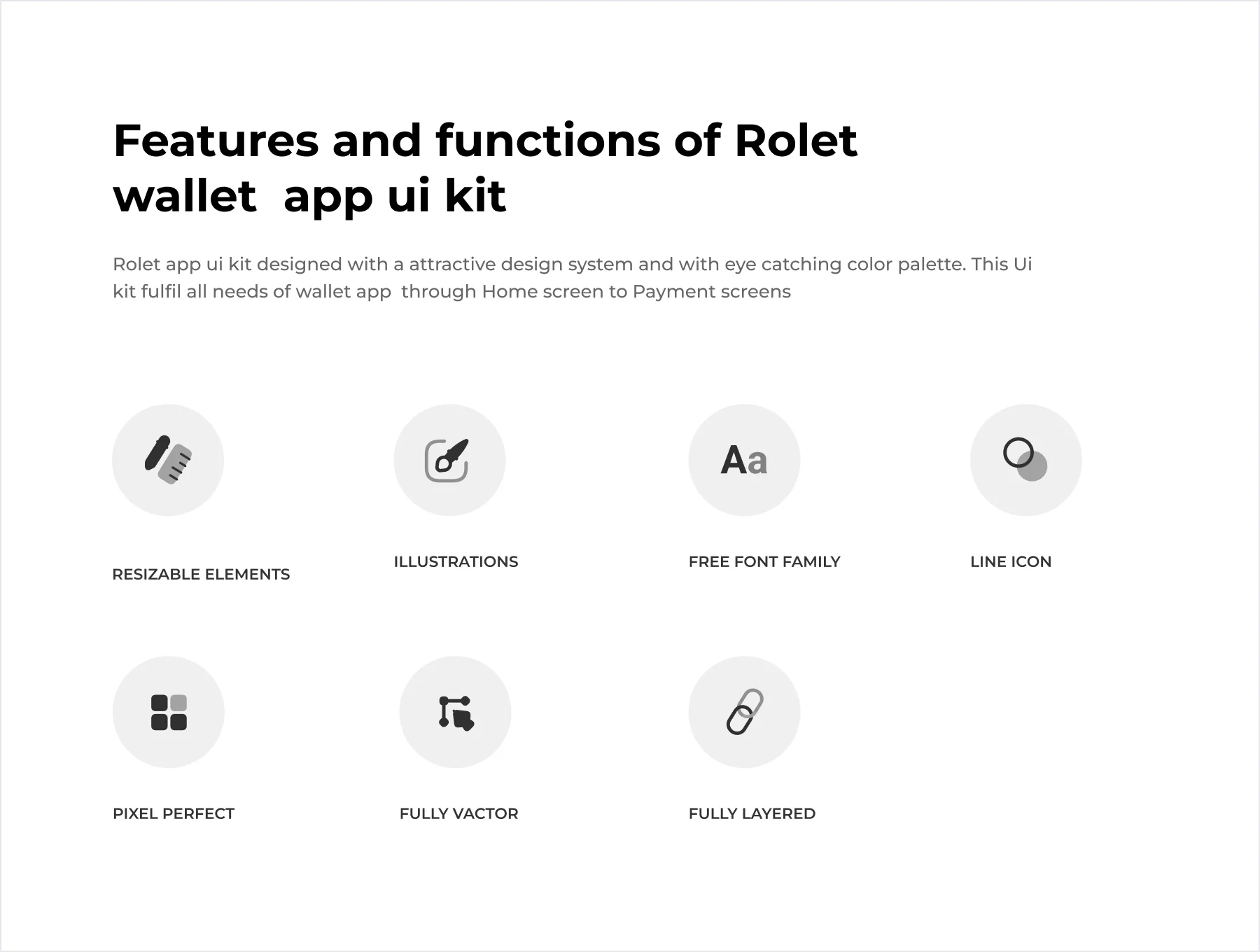 Rolet Wallet & Finance App ui kit 6