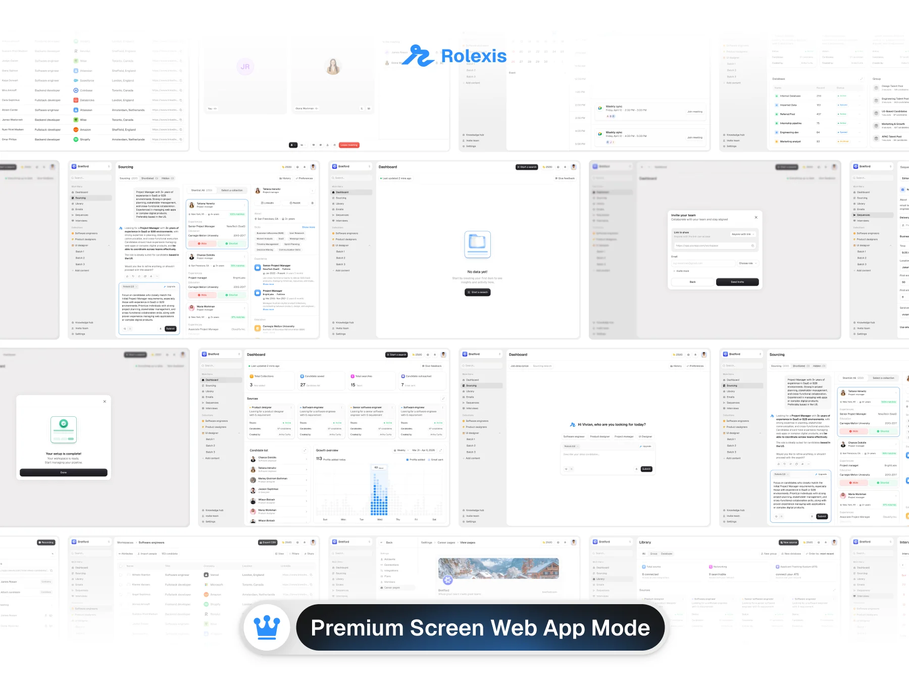 Rolexis – AI Recruitment & Talent Dashboard UI KIT 4