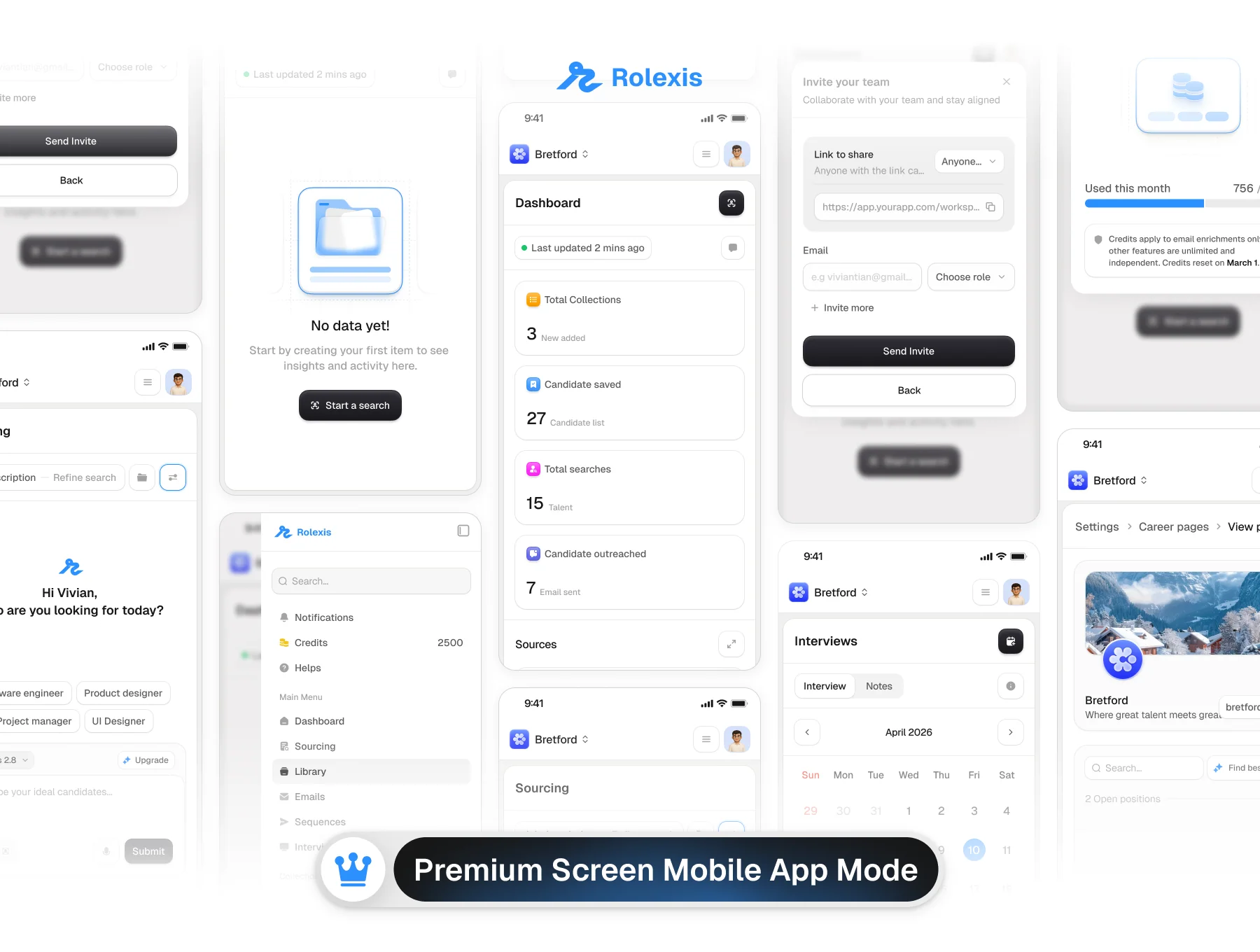 Rolexis – AI Recruitment & Talent Dashboard UI KIT 5