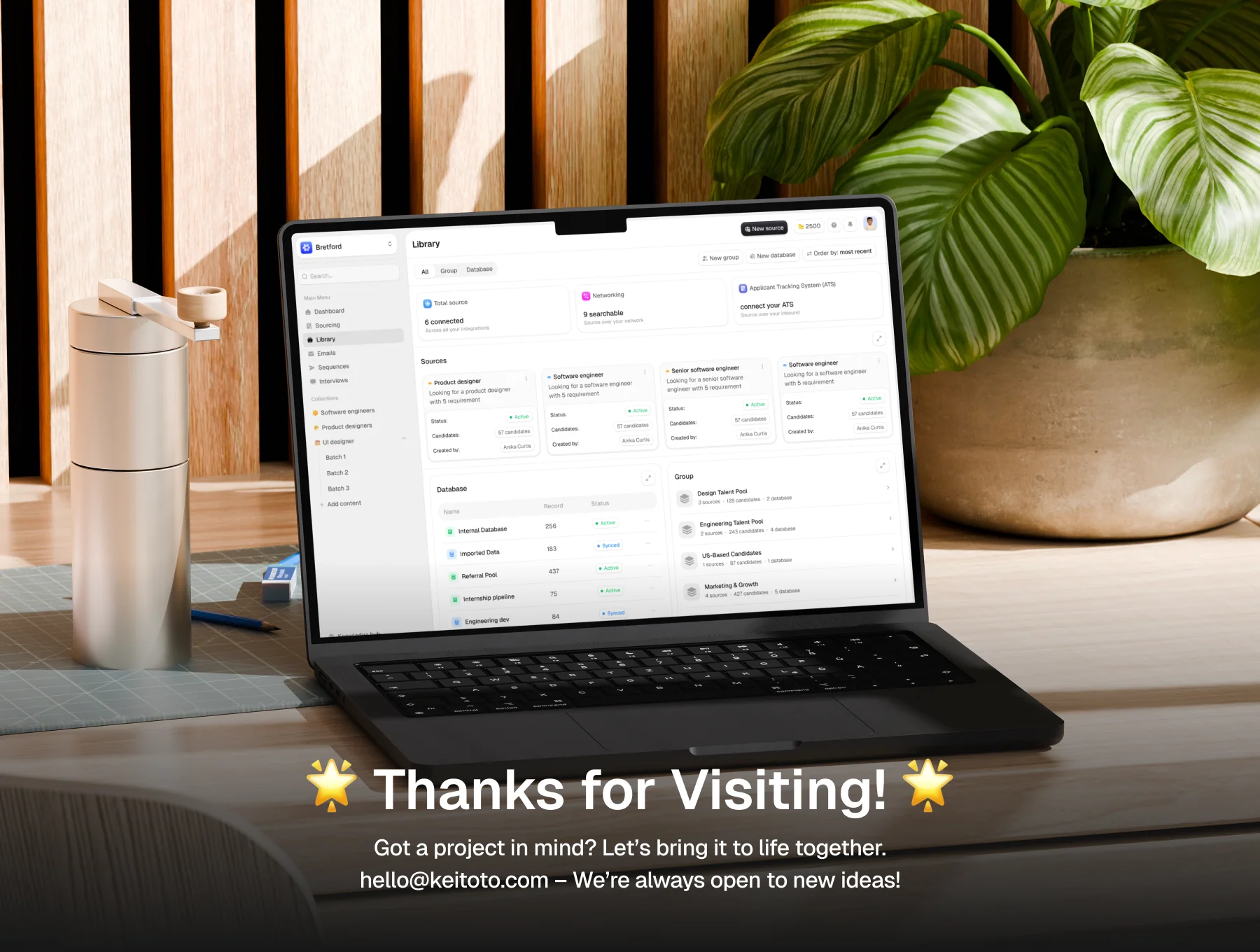 Rolexis – AI Recruitment & Talent Dashboard UI KIT 6