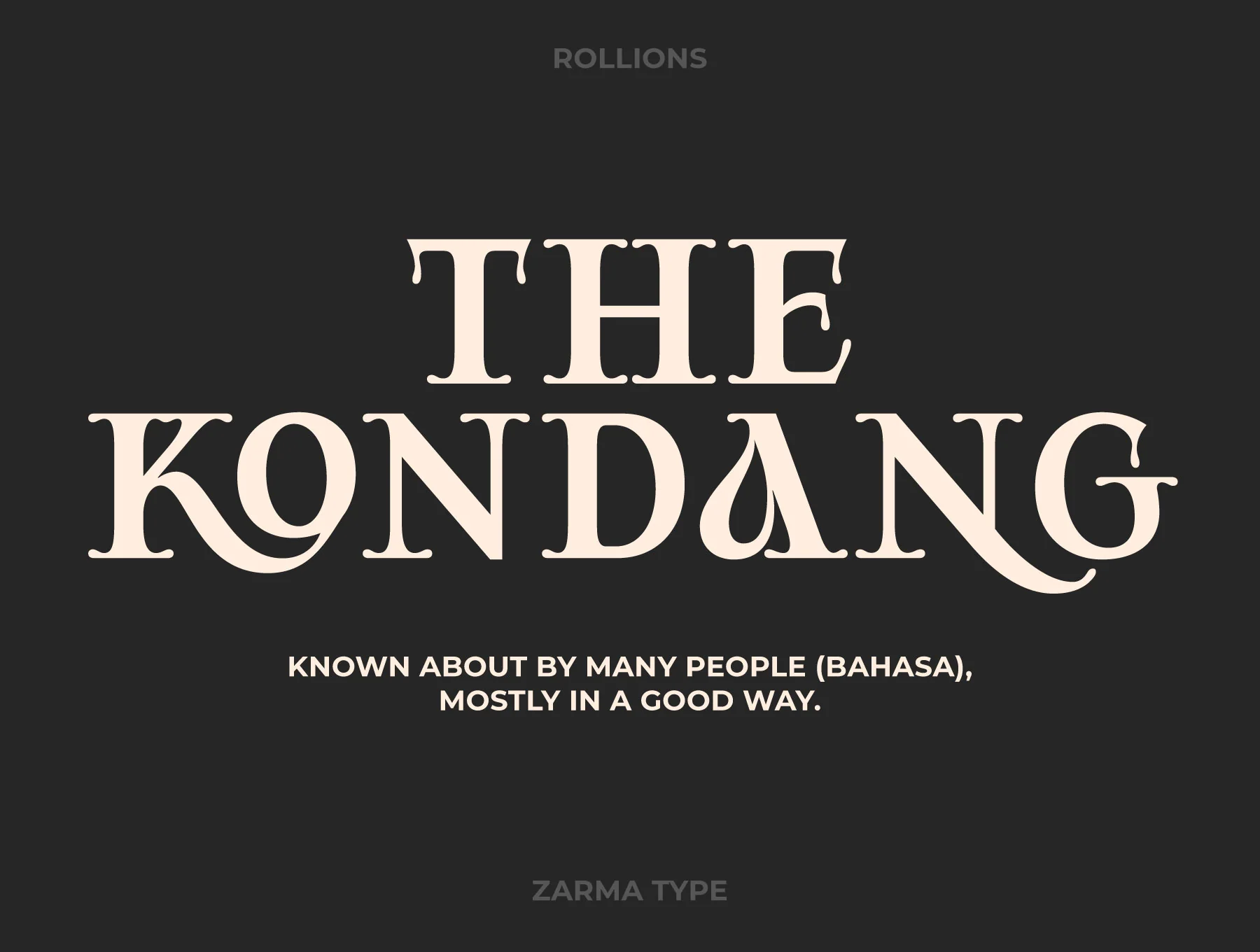 Rollions Font 5