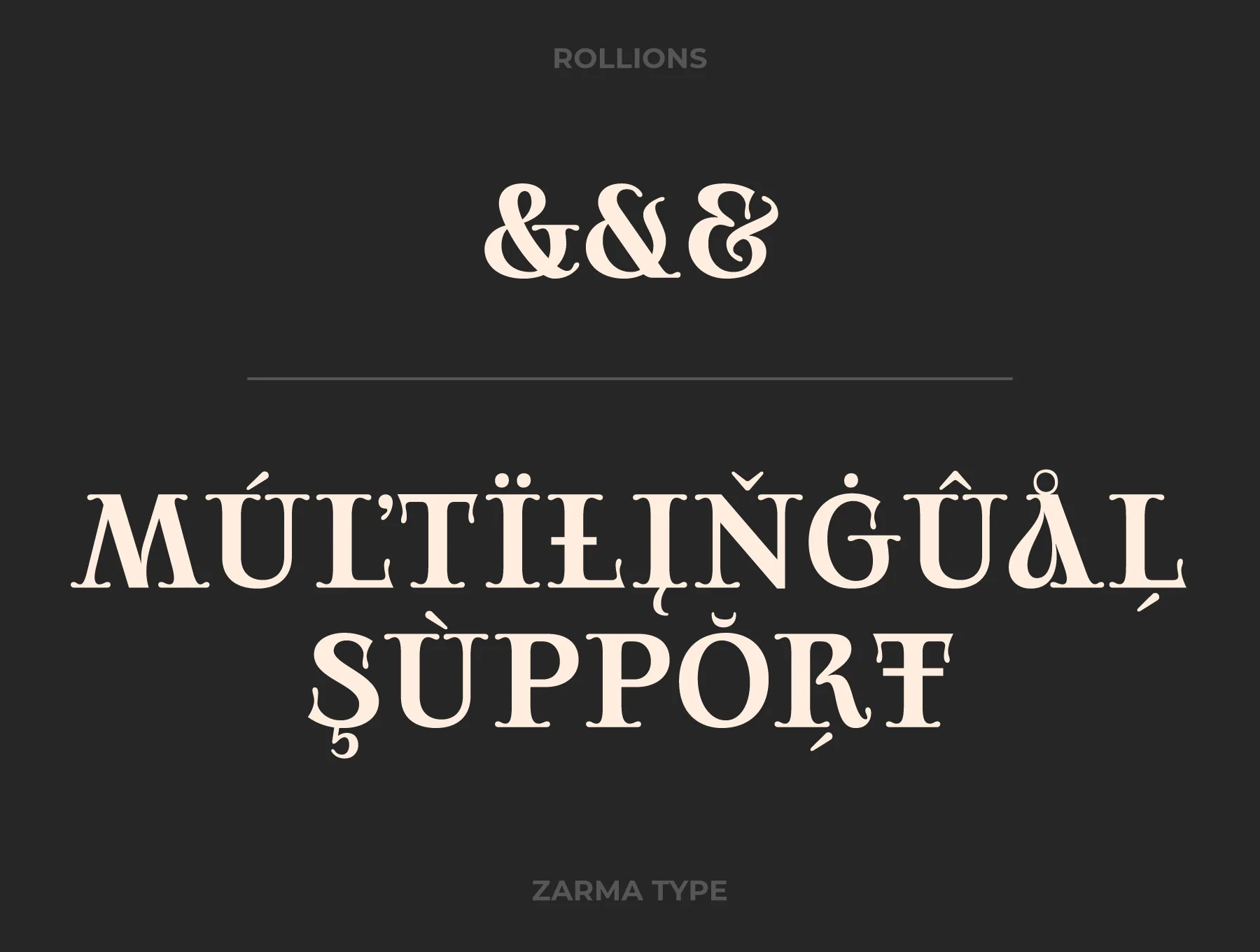 Rollions Font 8